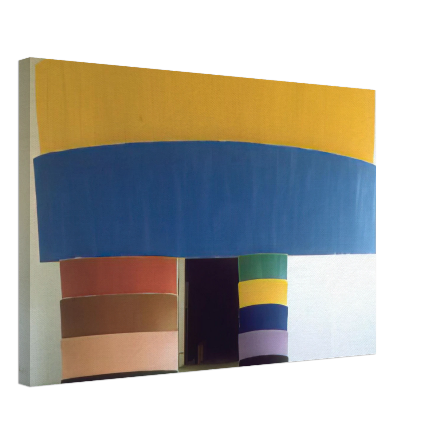 Ron Gorchov - Entrance - 1972 Canvas - 70x100 cm / 28x40 inches-canvas