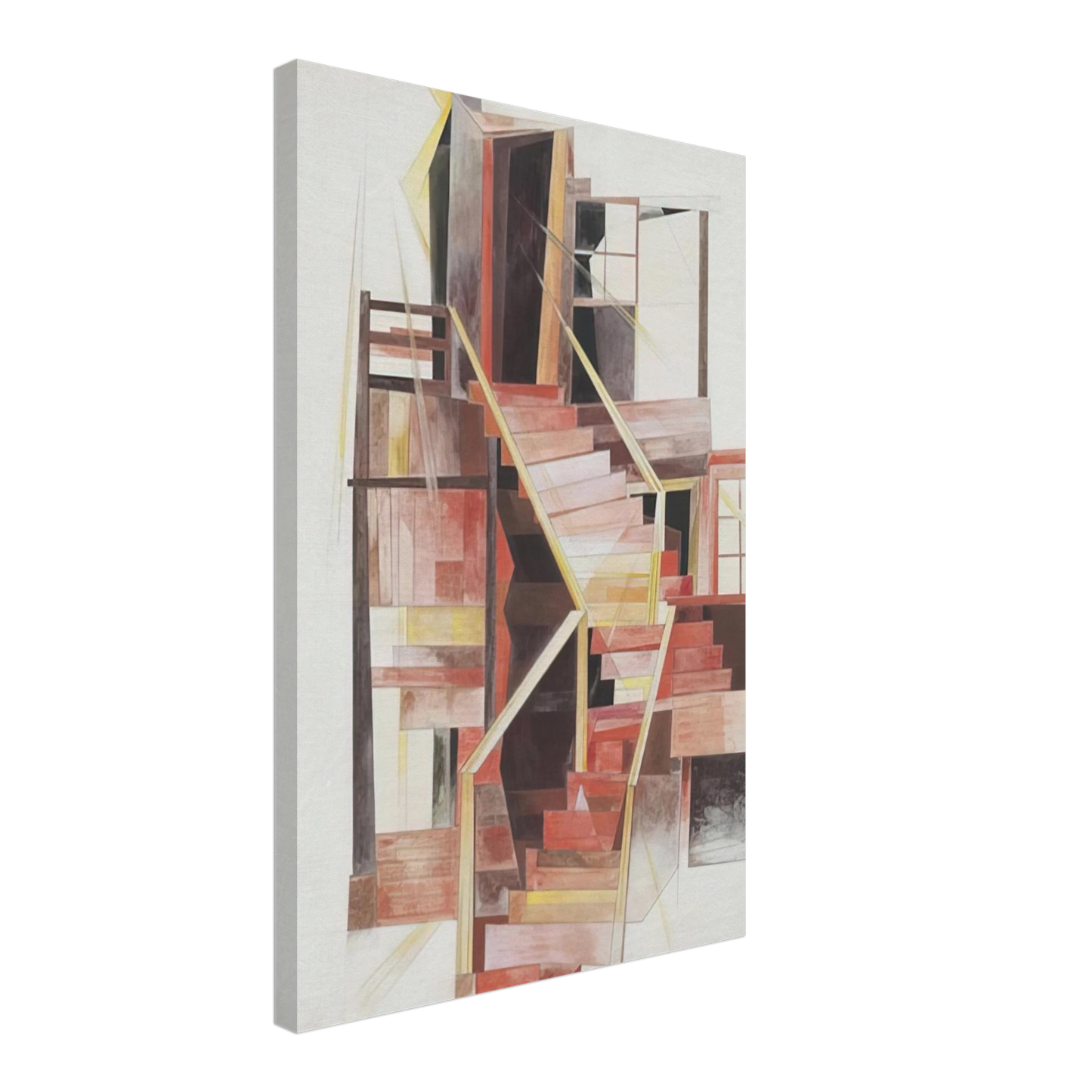 Charles Demuth - Stairs, Provincetown - 1920 Canvas - 40x60 cm / 16x24 inches-canvas