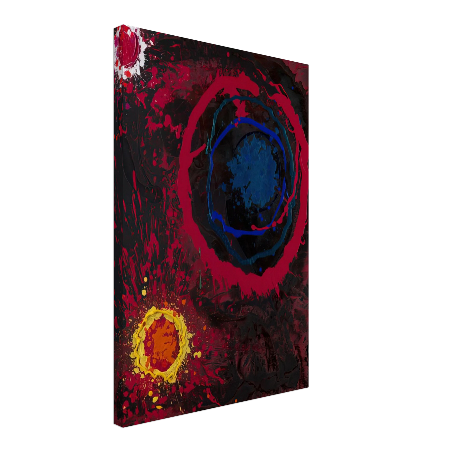 John Hoyland - Before Time Mysteries 12 05-01-11 - 2011 Canvas - 70x100 cm / 28x40 inches-canvas