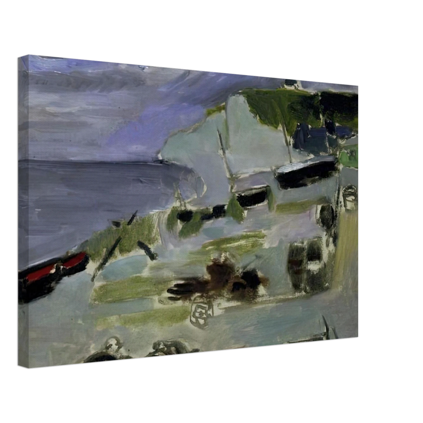 Henri Matisse - BOATS ON THE BEACH ETRETAT 1920 Canvas - 40x60 cm / 16x24 inches-canvas