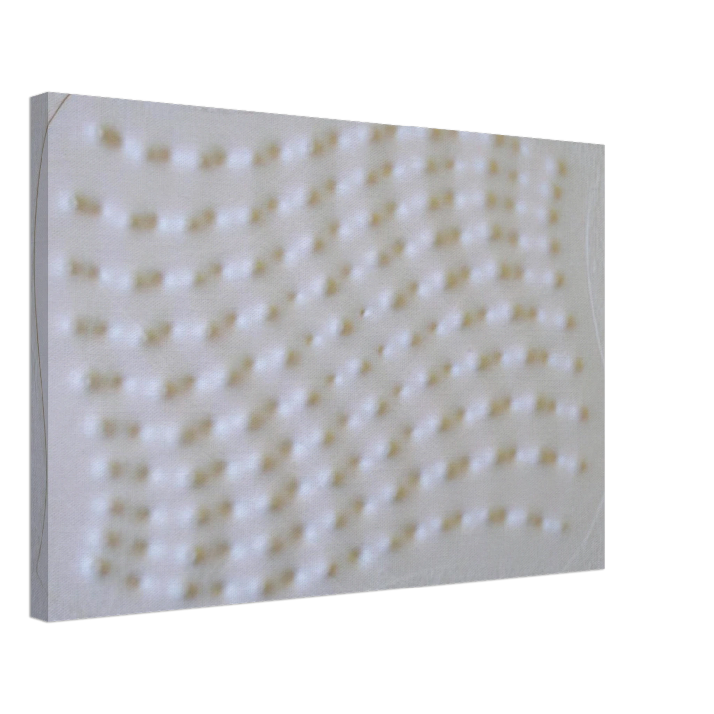 Enrico Castellani - Superficie III - 1995 Canvas - 70x100 cm / 28x40 inches-canvas