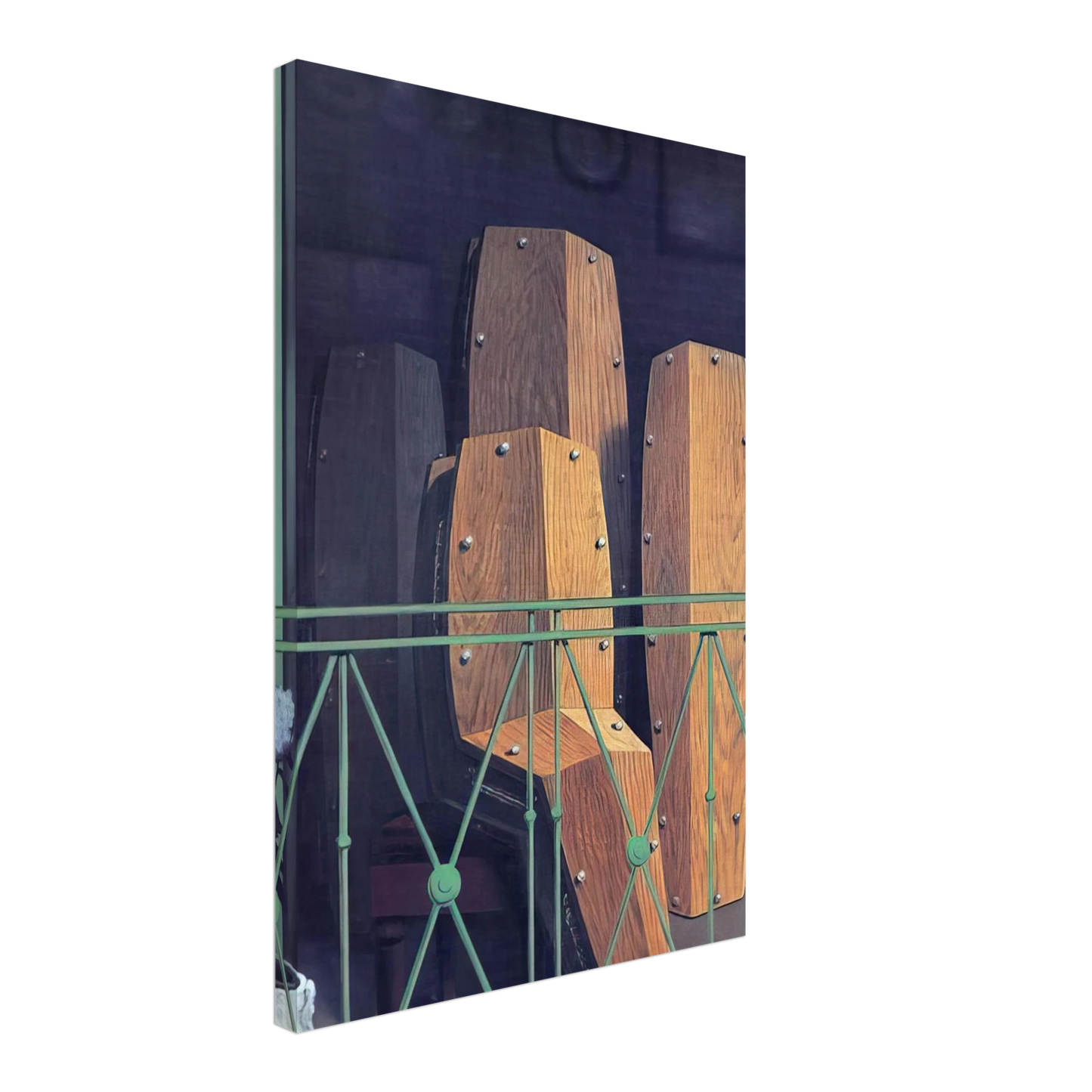 Rene Magritte - MANET S BALCONY 1950 Canvas - 40x60 cm / 16x24 inches-canvas