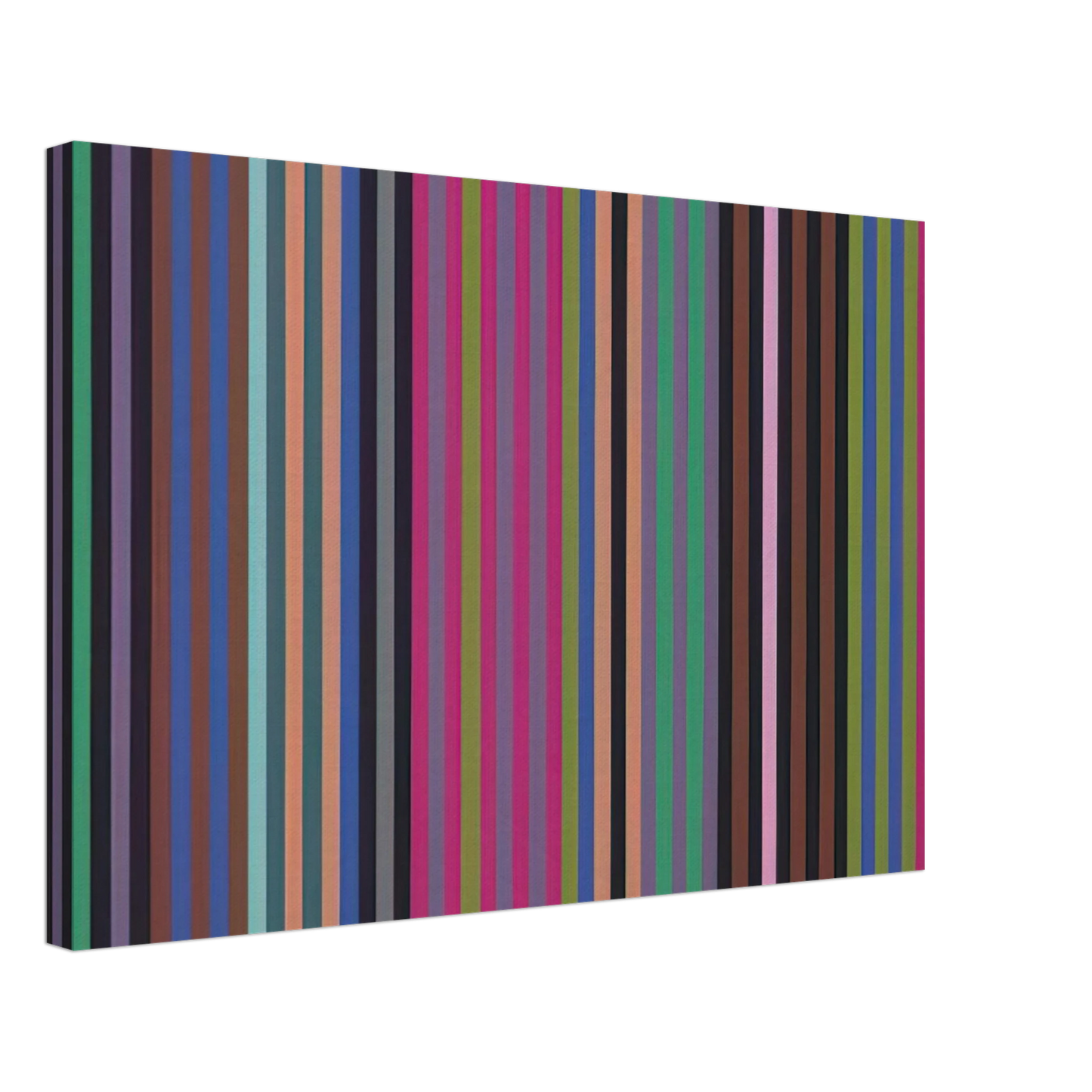 Gene Davis - King Kong - 1969 Canvas - 70x100 cm / 28x40 inches-canvas