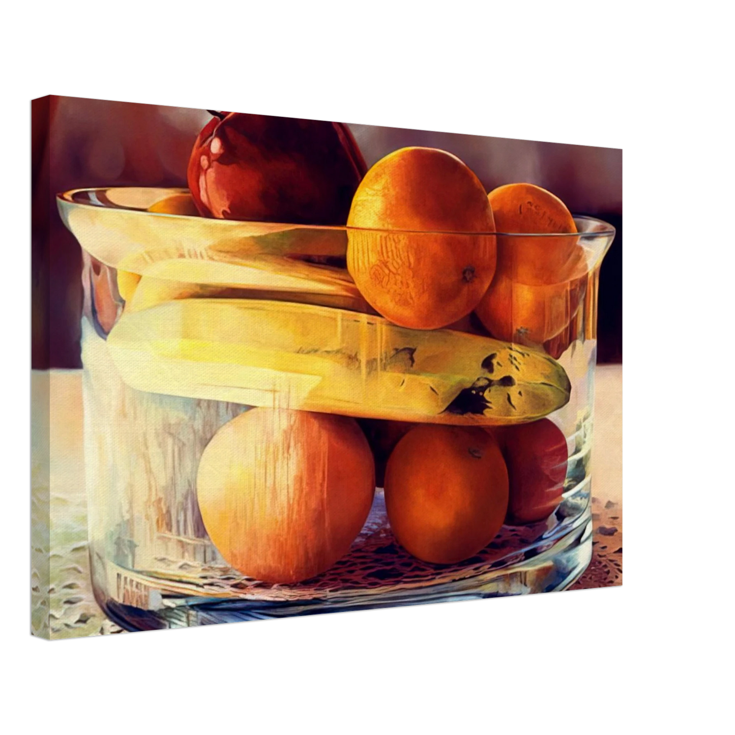 Mary Pratt - Bowl’d Banana - 1981 Canvas - 70x100 cm / 28x40 inches-canvas