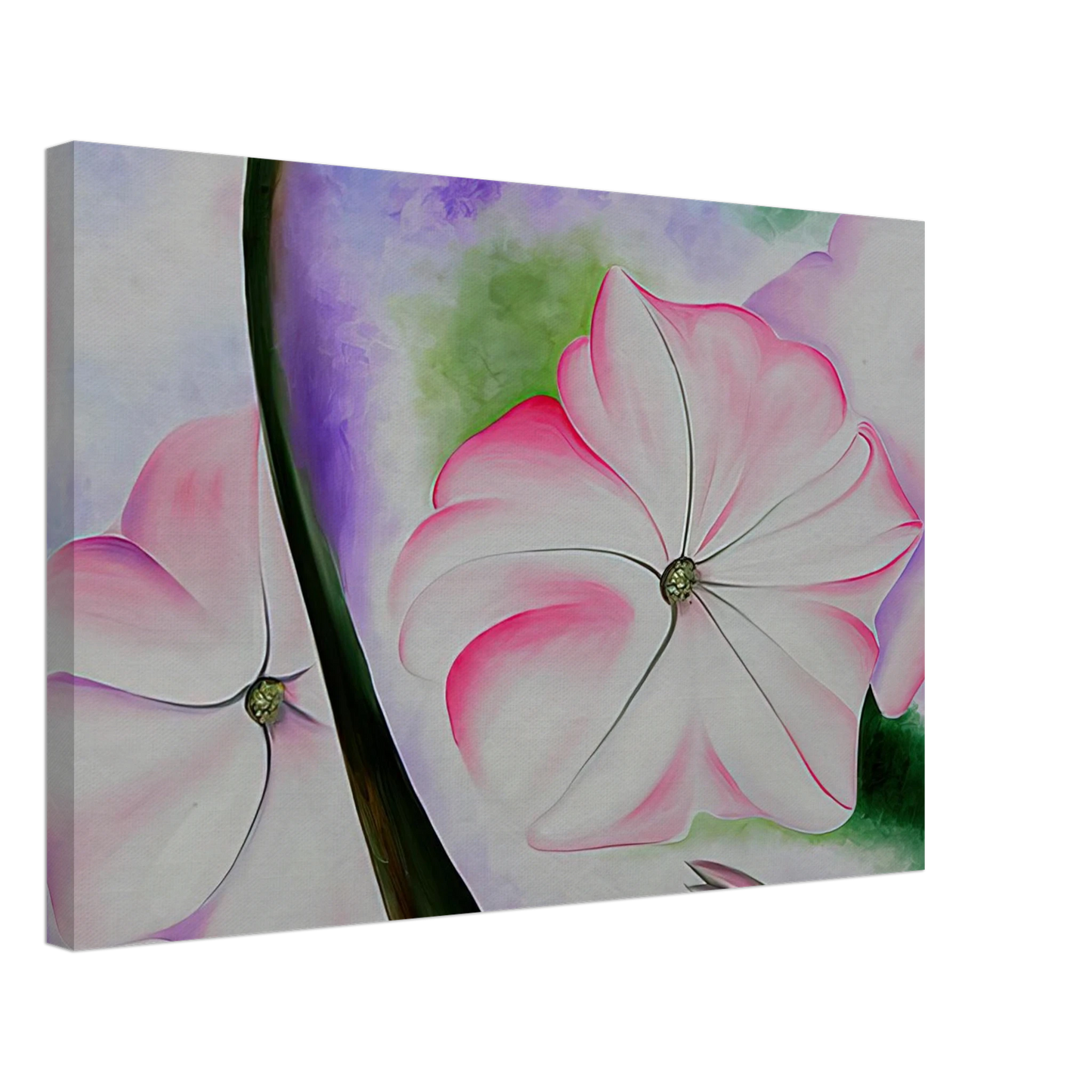 Georgia O'Keeffe - Petunia No. 2 Canvas - 40x60 cm / 16x24 inches-canvas