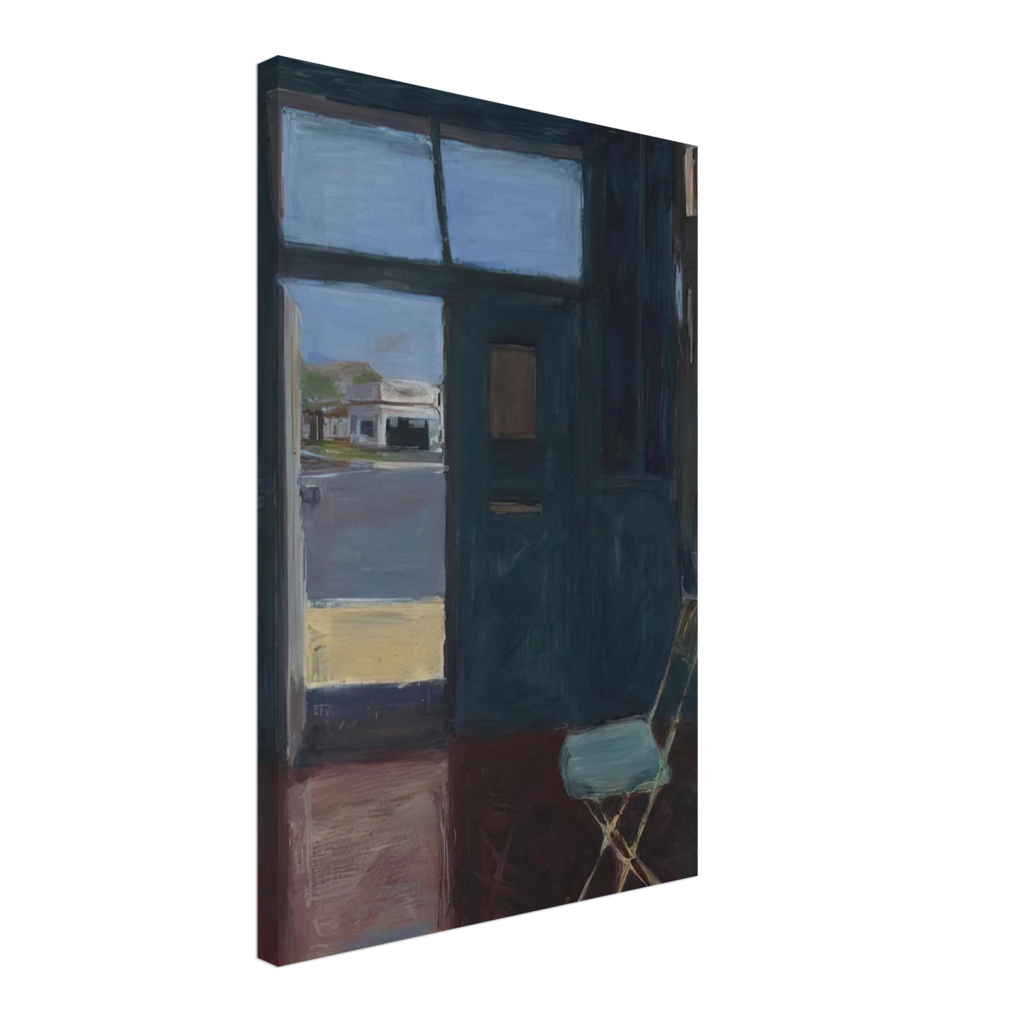 Richard Diebenkorn - Interior with Doorway Canvas - 40x60 cm / 16x24 inches-canvas