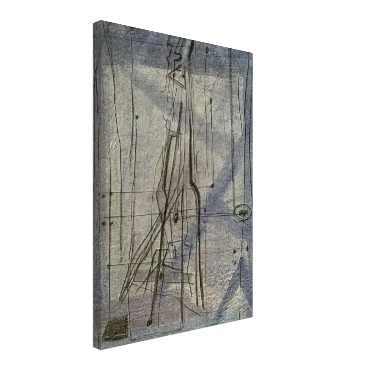 Bice Lazzari - Diario - 1954 Canvas - 70x100 cm / 28x40 inches-canvas