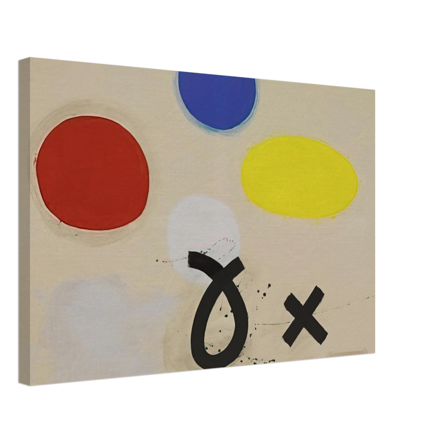 Adolph Gottlieb - Open and Closed - 1970 Canvas - 70x100 cm / 28x40 inches-canvas