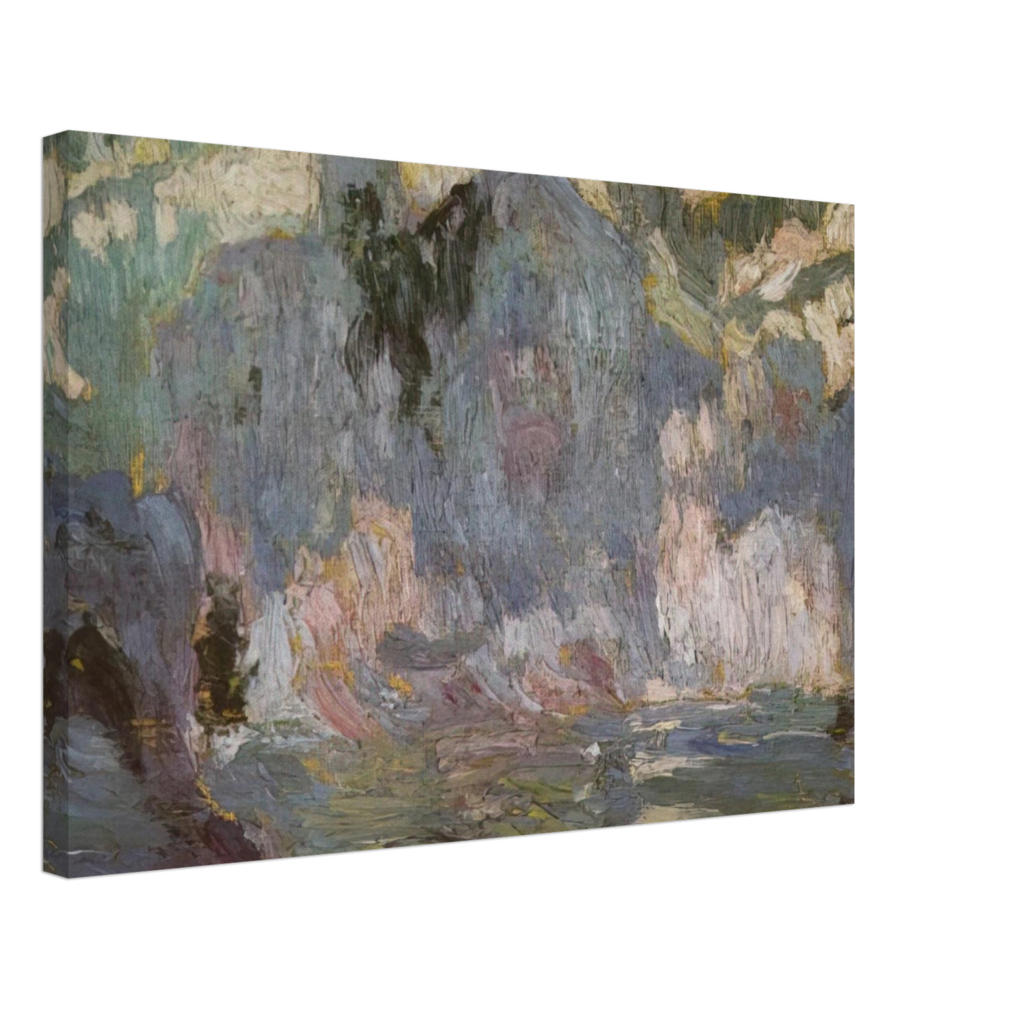 Salvador Dali - PLAYA PORT ALGUER FROM RIBA D EN PITXO Canvas - 70x100 cm / 28x40 inches-canvas