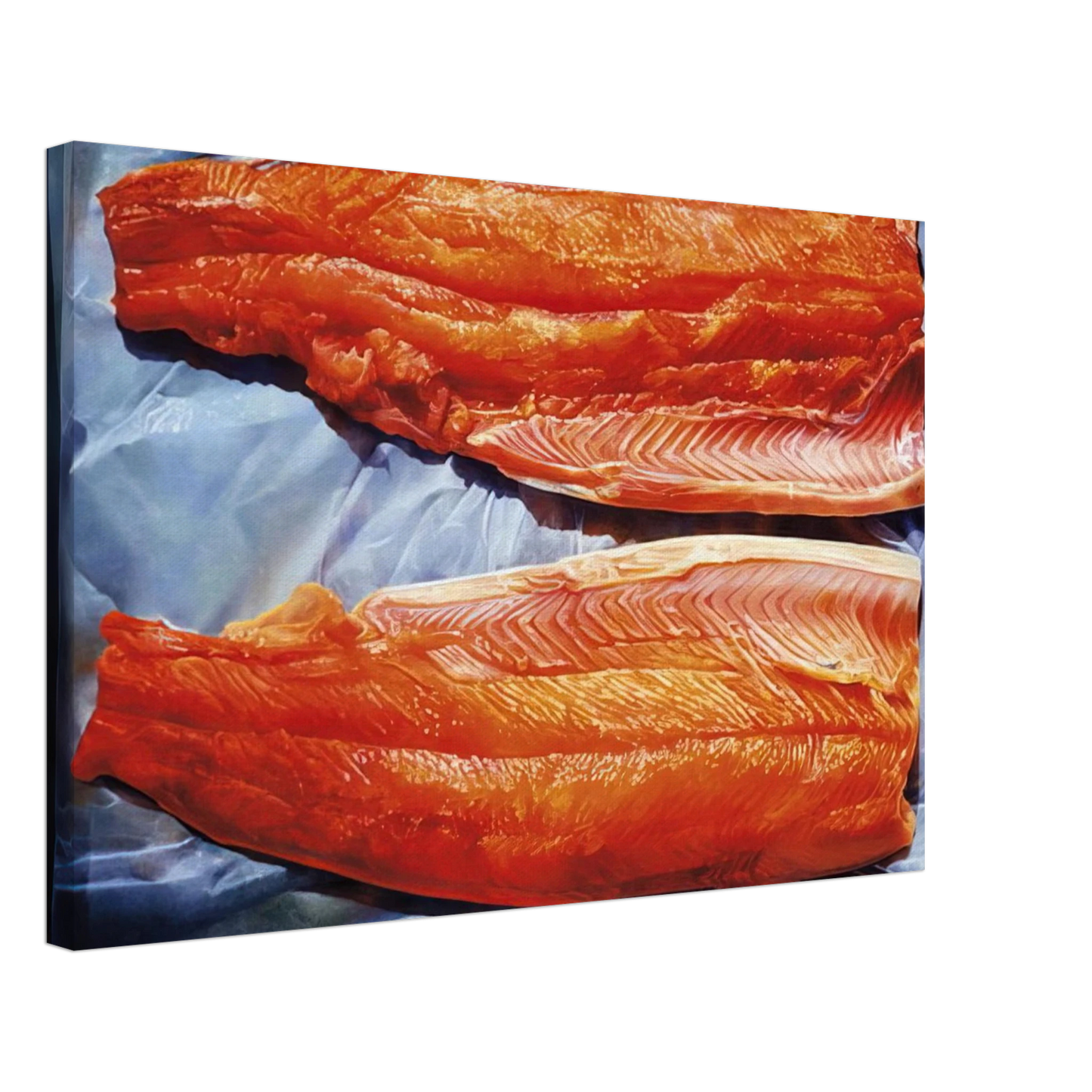 Mary Pratt - Split Grilse - 1979 Canvas - 70x100 cm / 28x40 inches-canvas