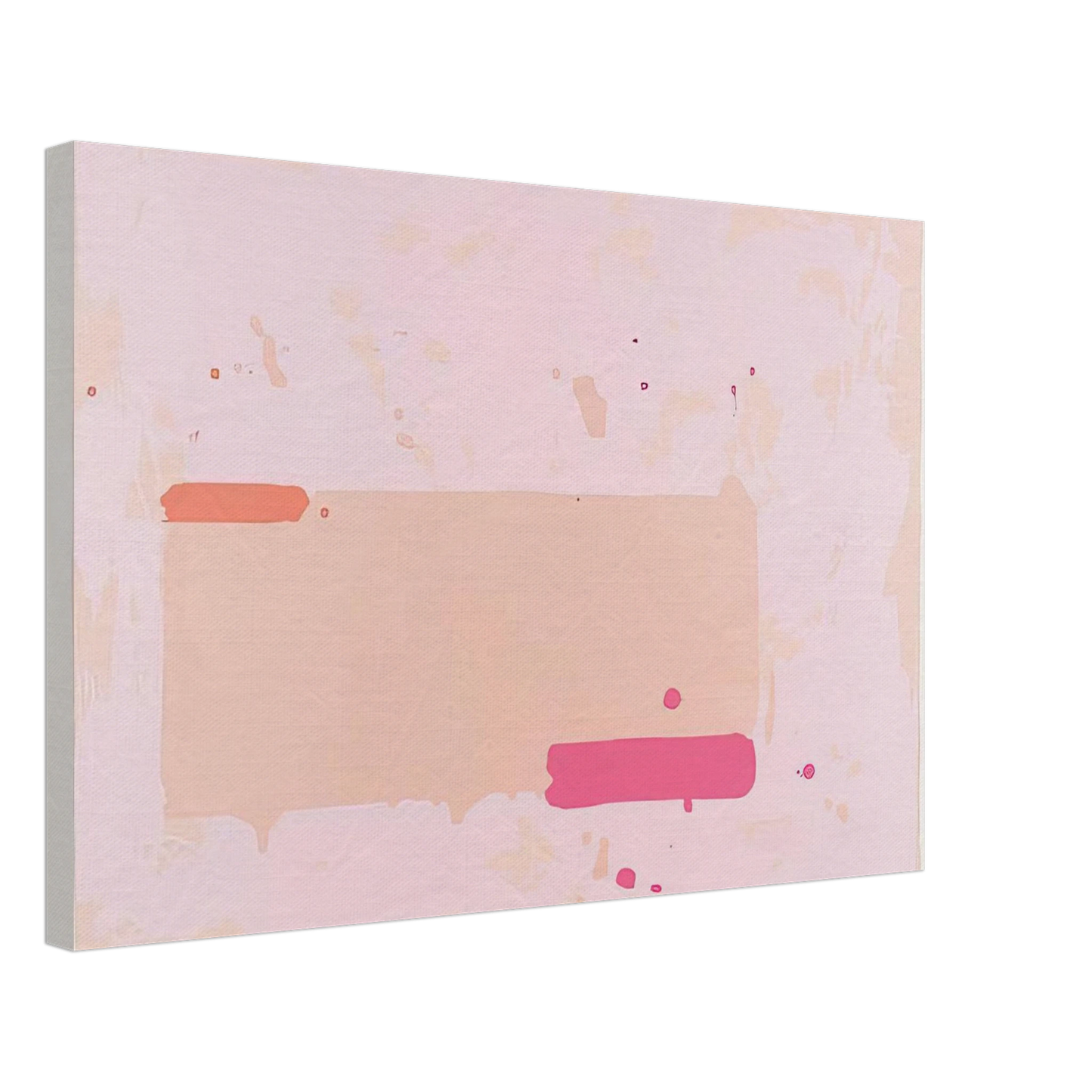 John Hoyland - Orange, Pink - 1971 Canvas - 70x100 cm / 28x40 inches-canvas