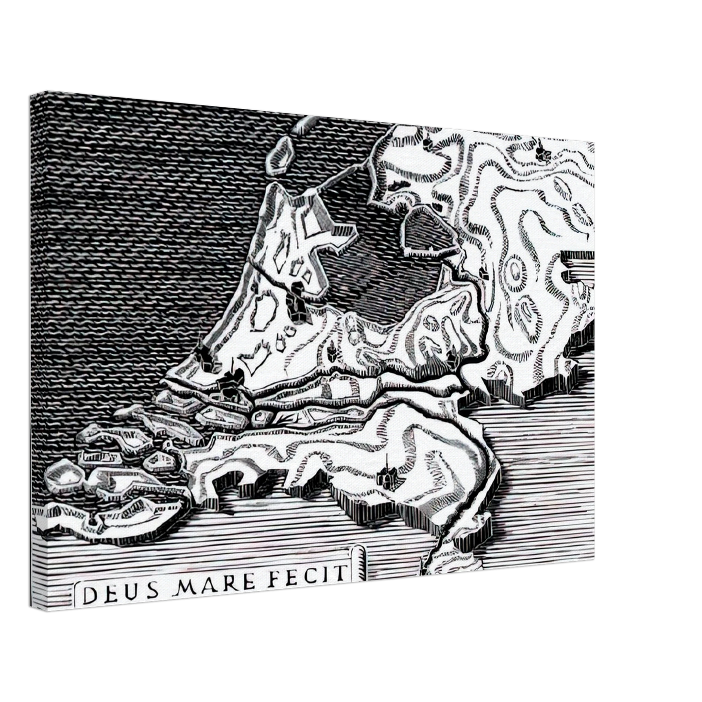 MC Escher - ESCHER (28) Canvas - 70x100 cm / 28x40 inches-canvas