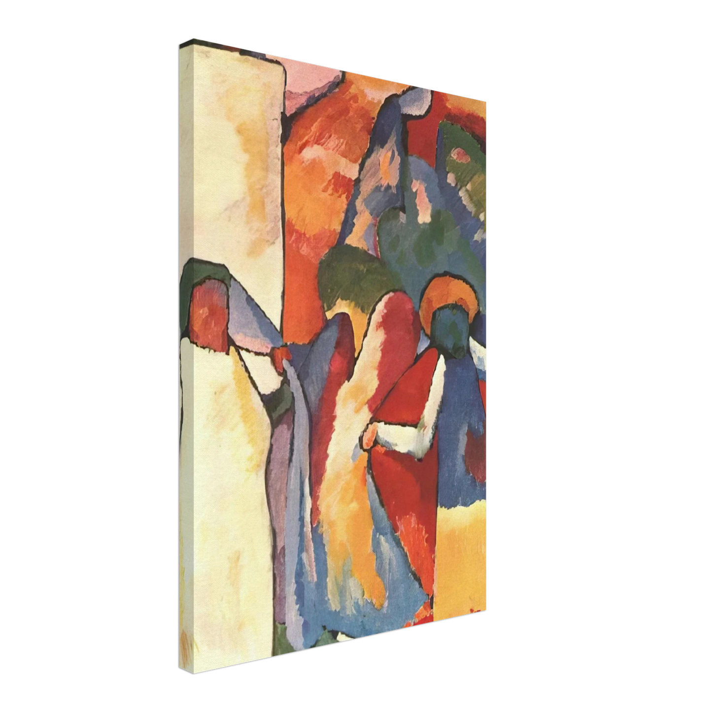 Wassily Kandinsky - IMPROVISATION 6 AFRICAN 1909 Canvas - 40x60 cm / 16x24 inches-canvas