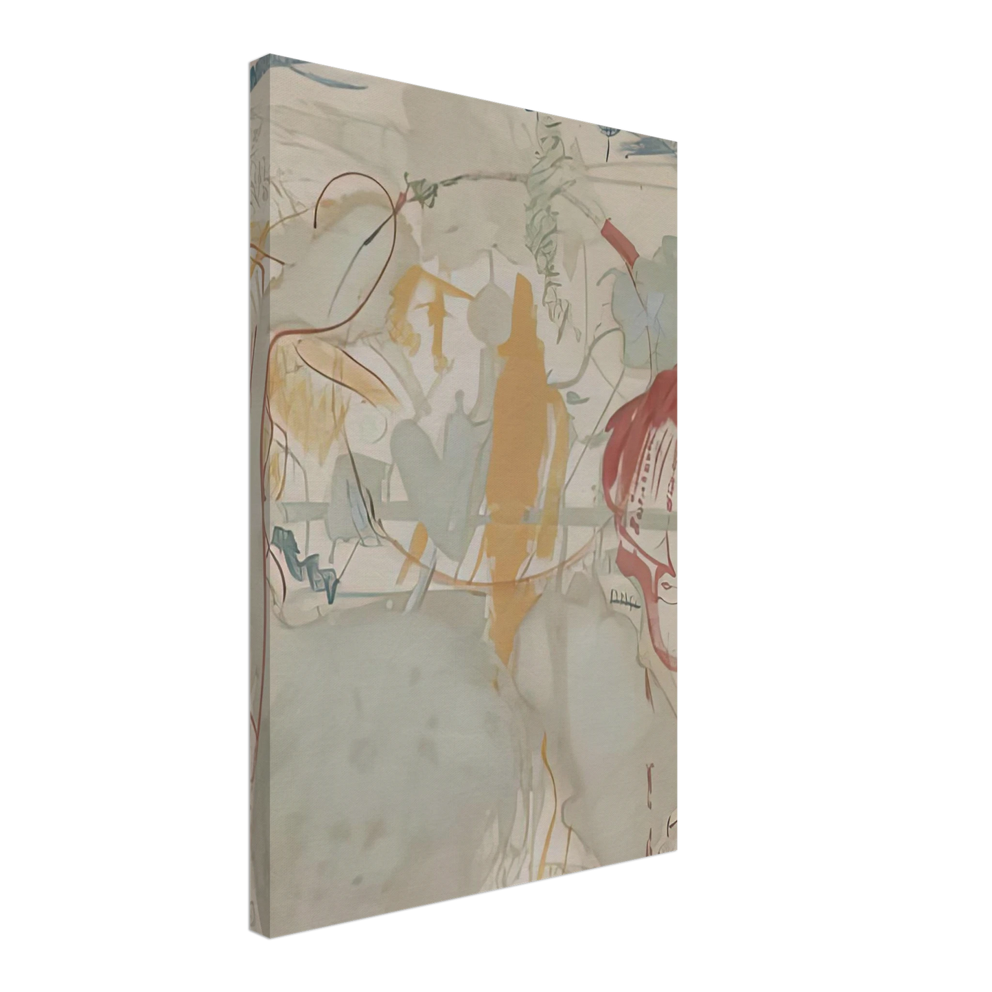 Helen Frankenthaler - Seven Types of Ambiguity, 1957- Canvas - 40x60 cm / 16x24 inches-canvas