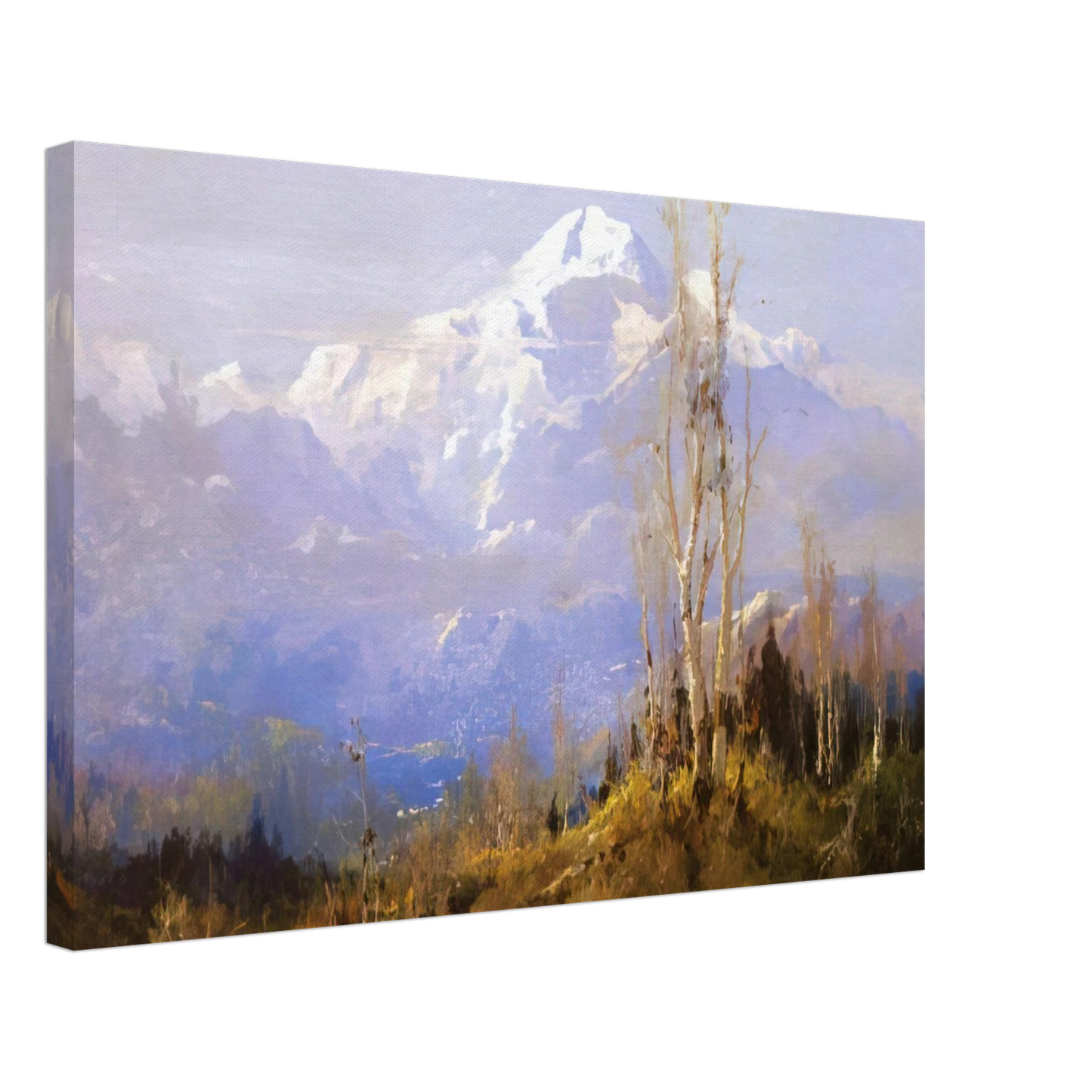 Sydney Laurence - Mount McKinley - Romanticism Canvas - 40x60 cm / 16x24 inches-canvas