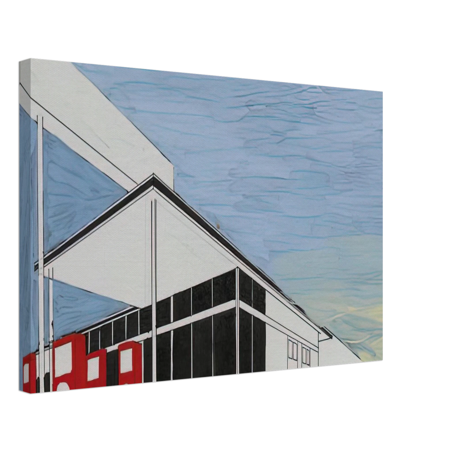 Edward Ruscha - STANDARD STUDY 3 1963 Canvas - 70x100 cm / 28x40 inches-canvas