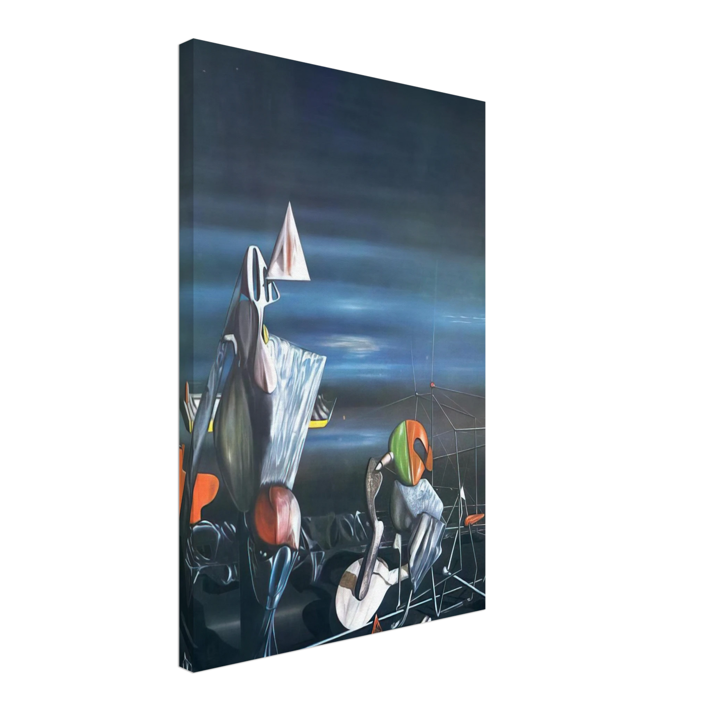 Yves Tanguy - Slowly Toward The North Canvas - 40x60 cm / 16x24 inches-canvas