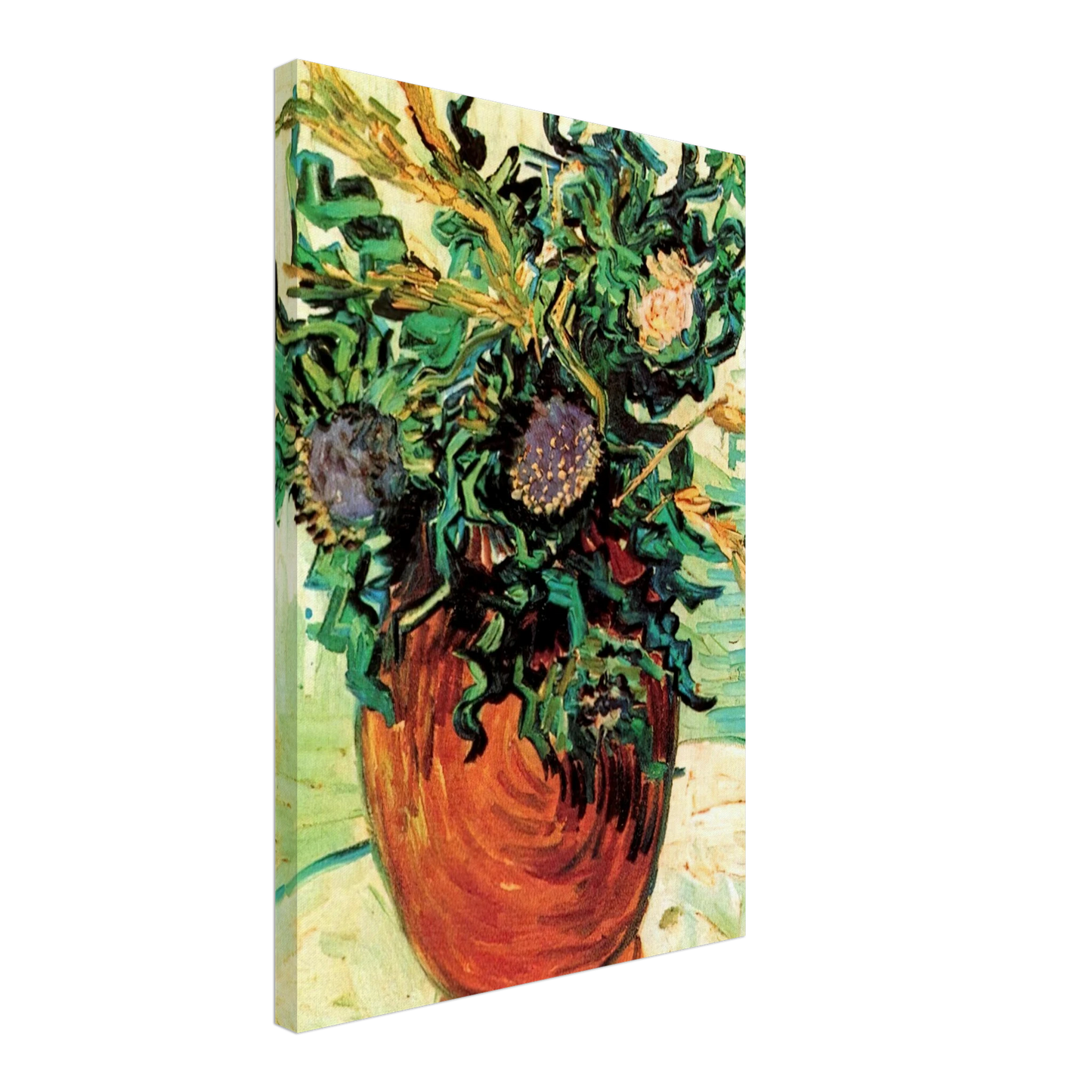 Vincent van Gogh - Still Life with Thistles Canvas - 40x60 cm / 16x24 inches-canvas