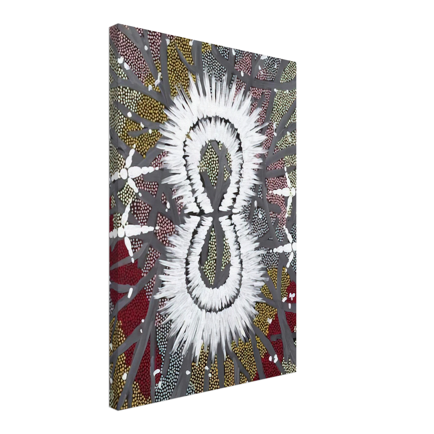 Clifford Possum Tjapaltjarri - Eagle Dreaming - 1997 Canvas - 70x100 cm / 28x40 inches-canvas