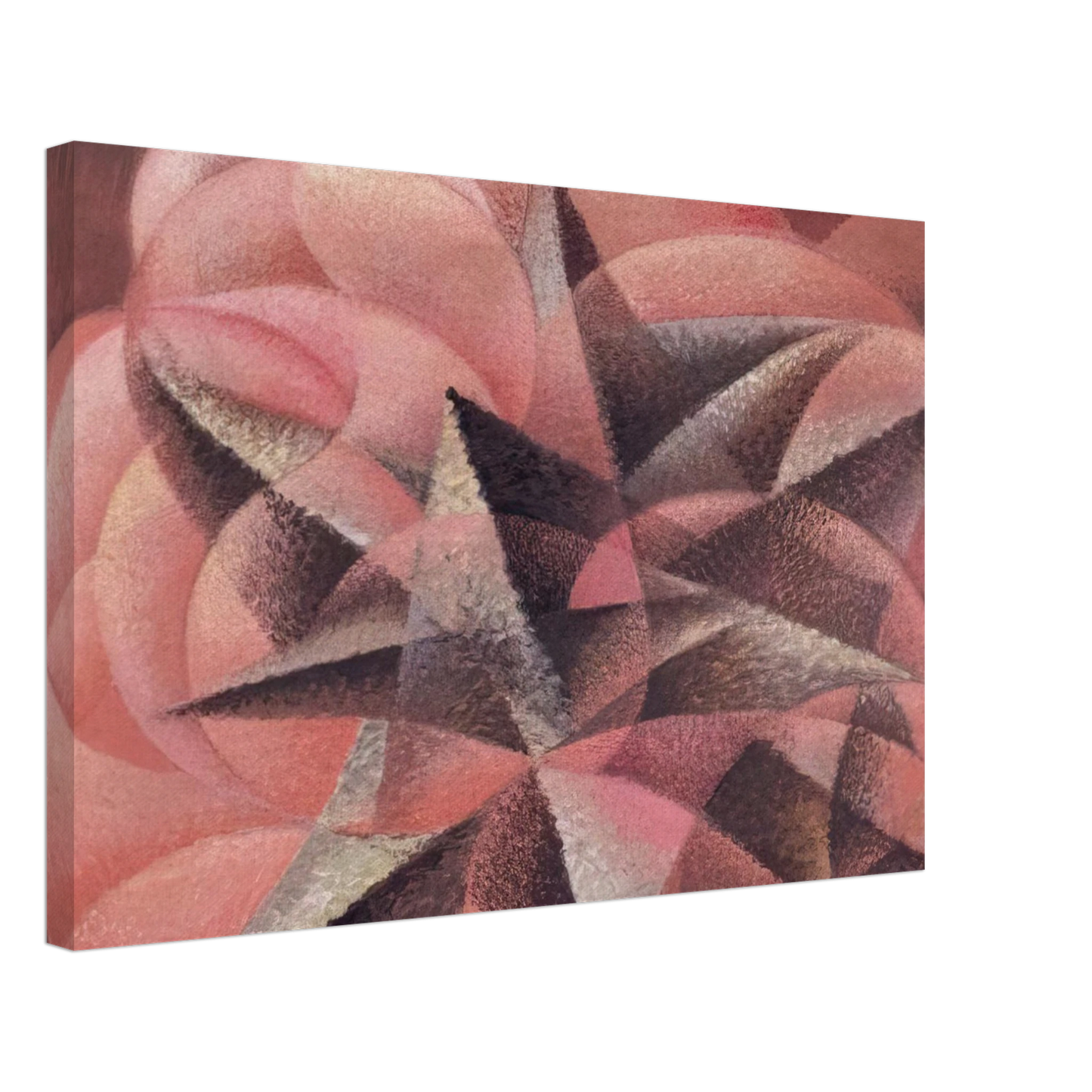 Gerardo Dottori - Armonie di forme contrarie - 1935 Canvas - 40x60 cm / 16x24 inches-canvas