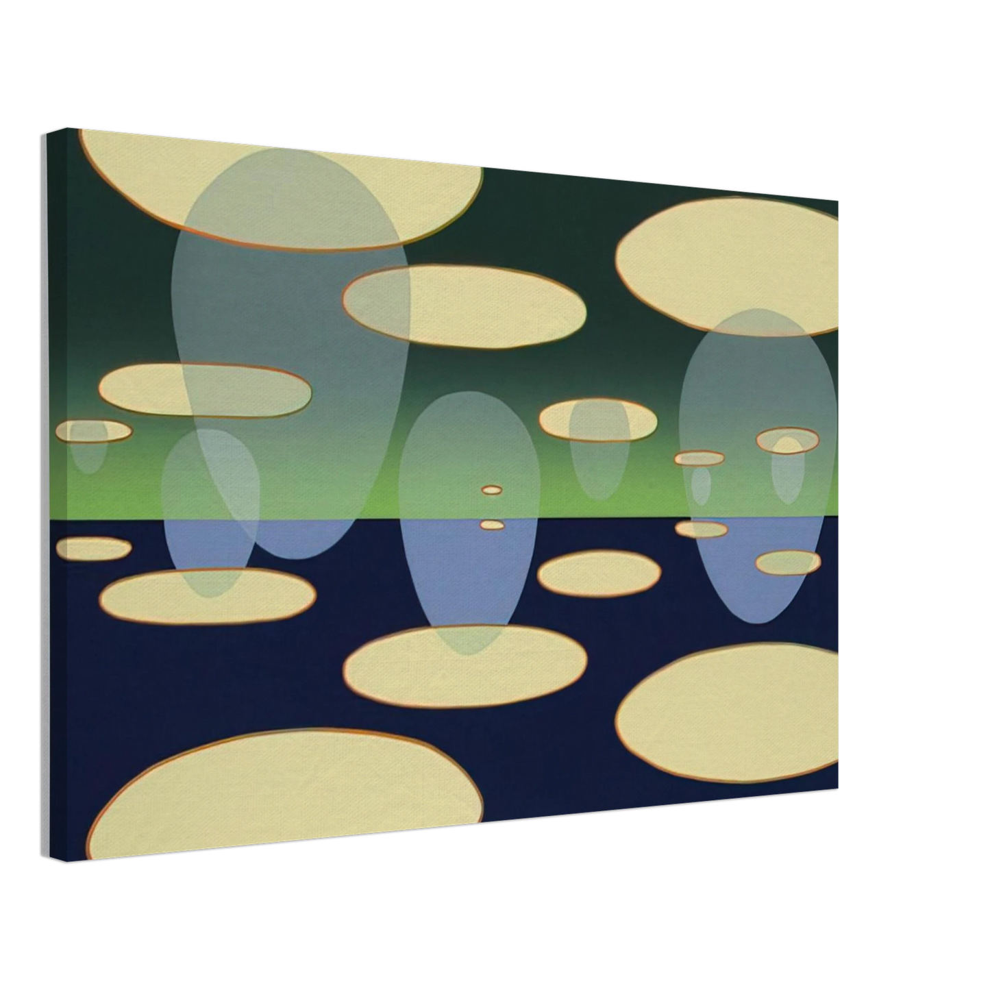 Clarence Holbrook Carter - Eschantos 31 - 1978 Canvas - 40x60 cm / 16x24 inches-canvas