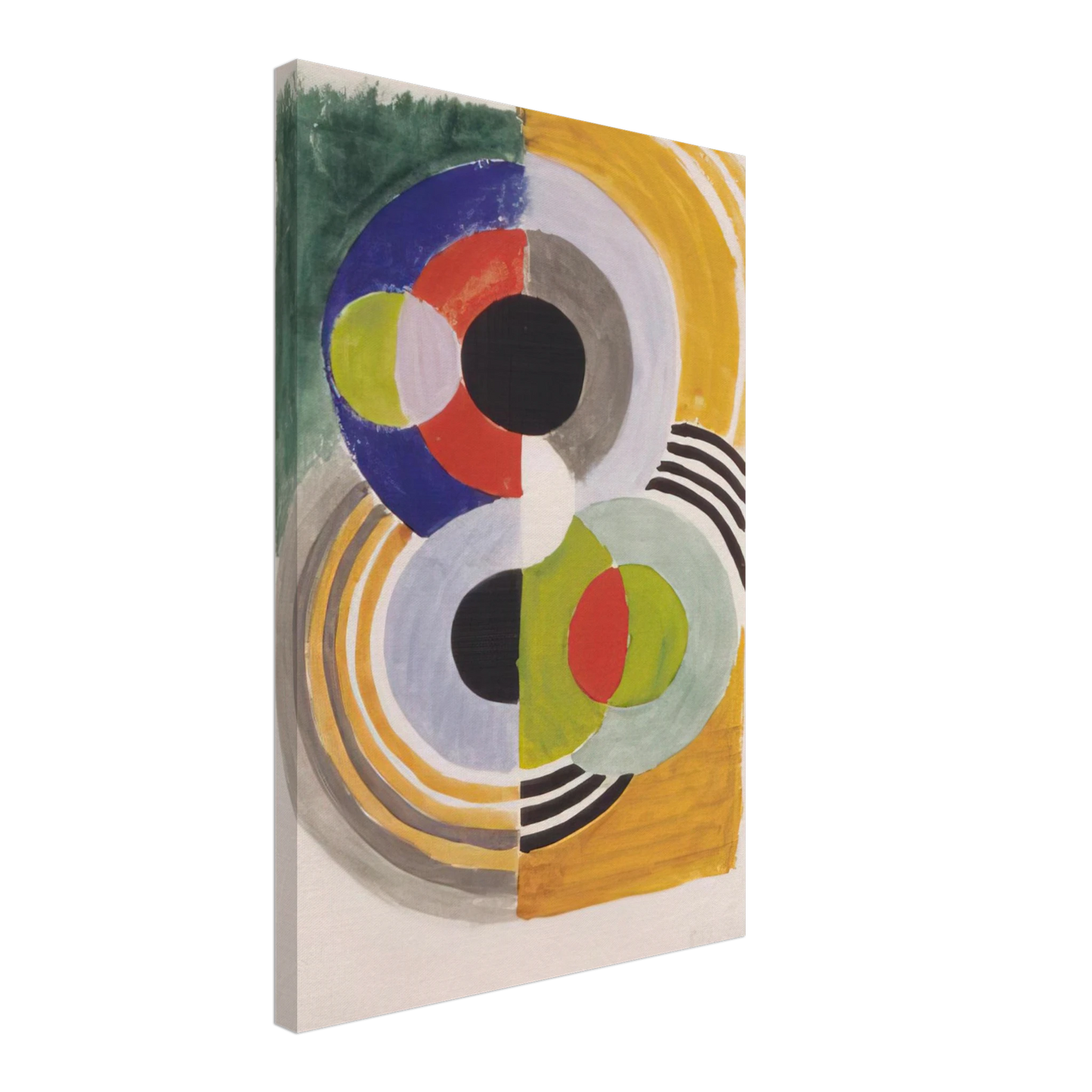 Sonia Delaunay - COMPOSITION WITH DISCS Canvas - 70x100 cm / 28x40 inches-canvas