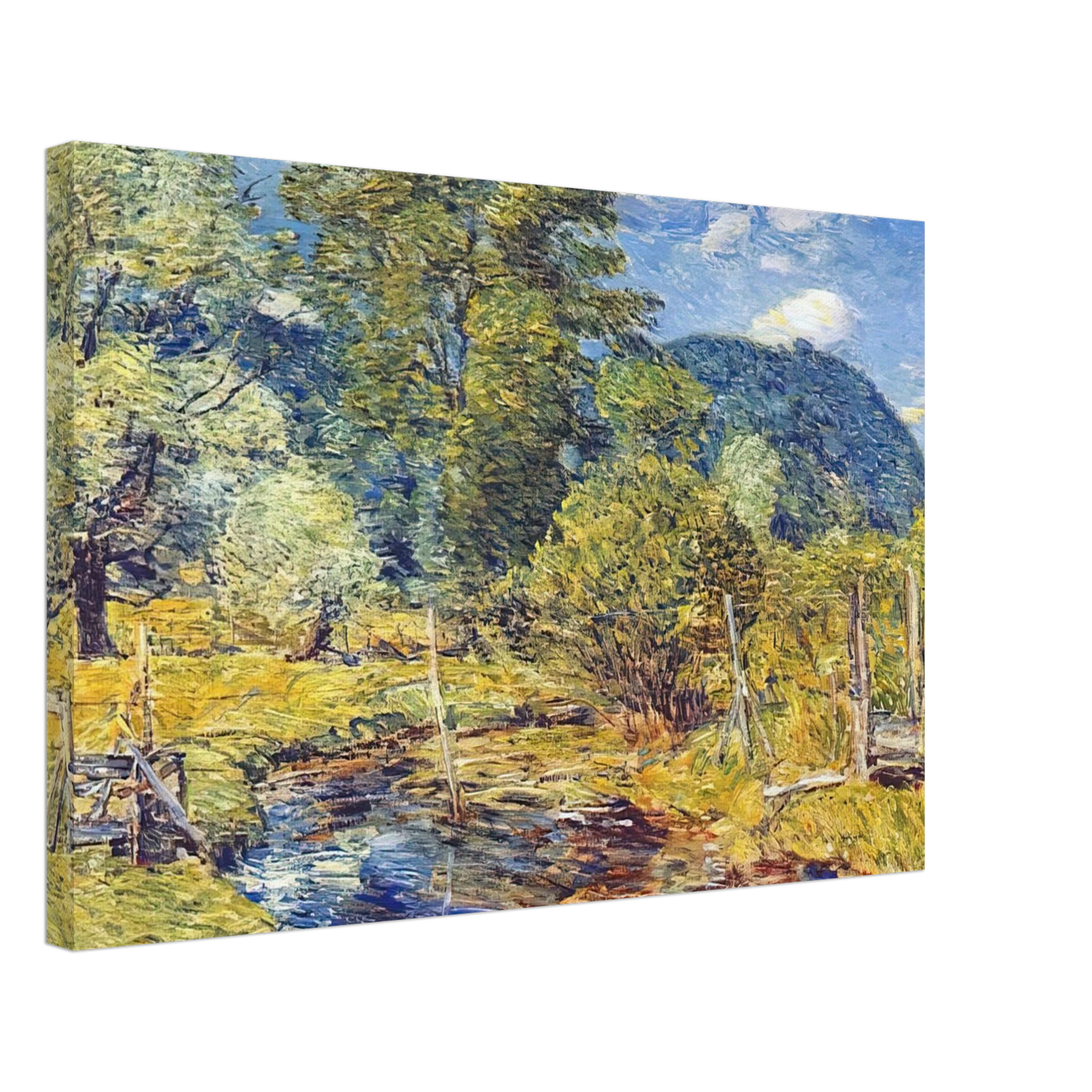 Childe Hassam - Bedford Hills Canvas - 70x100 cm / 28x40 inches-canvas