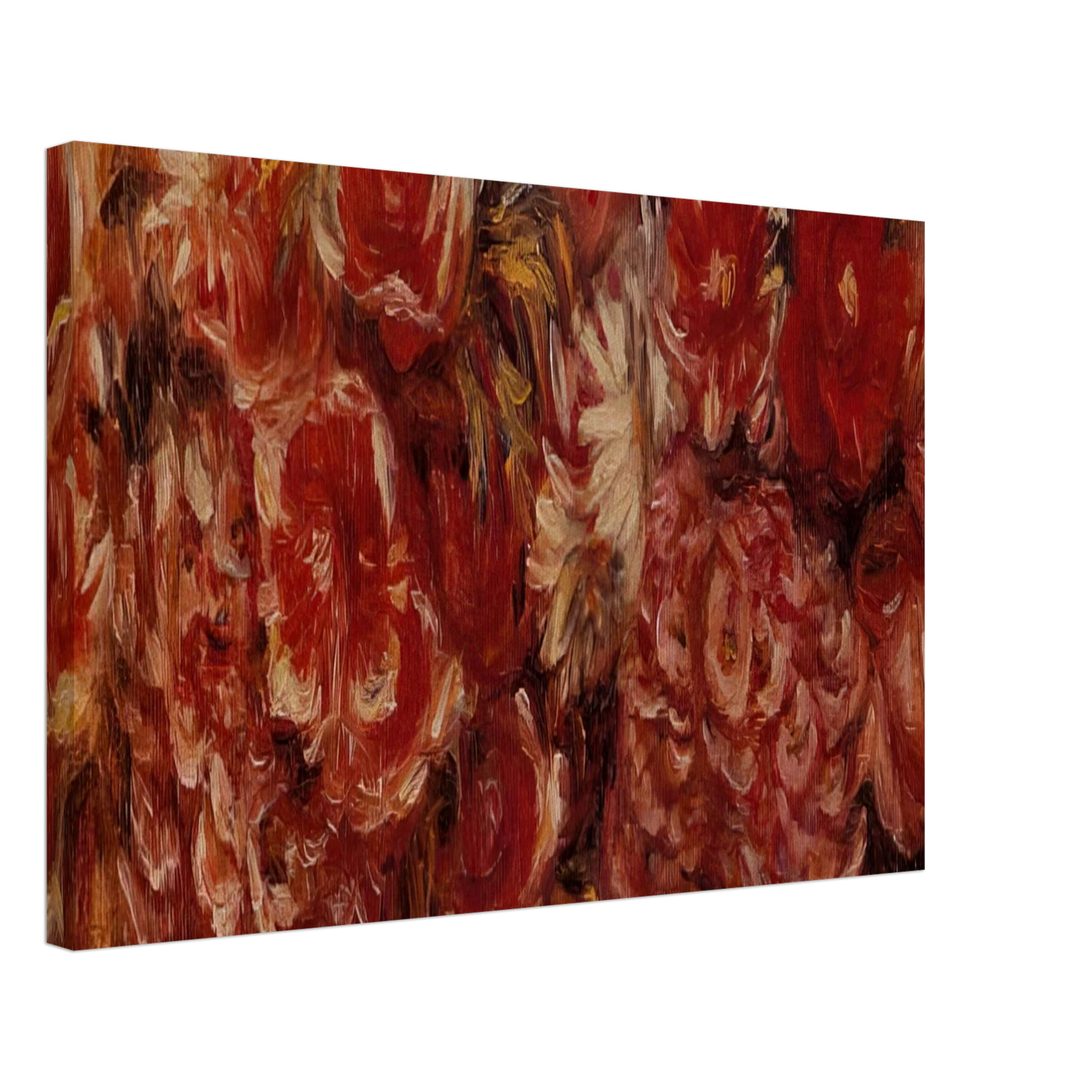 Pierre-Auguste Renoir - Floral Headband Canvas - 40x60 cm / 16x24 inches-canvas