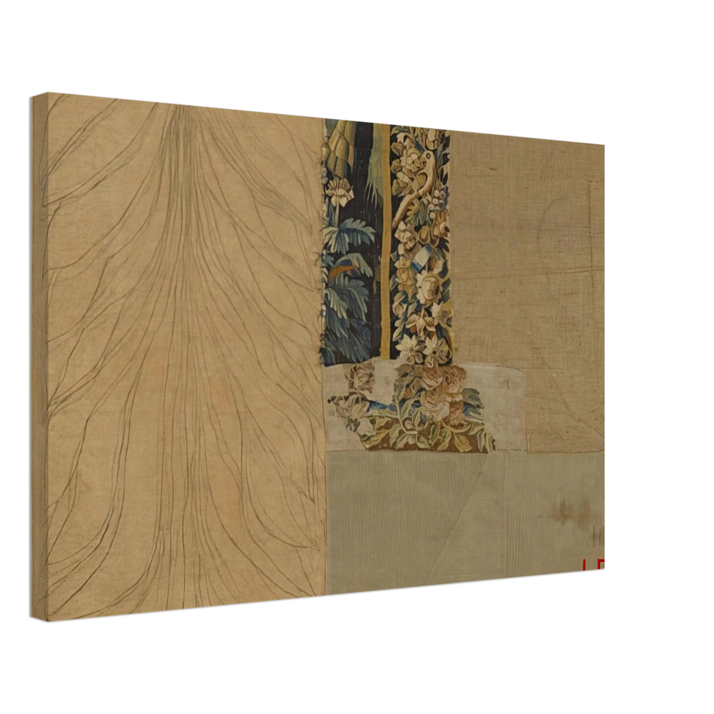 Louise Bourgeois - WHEN I WAS YOUNG 2008 Canvas - 40x60 cm / 16x24 inches-canvas