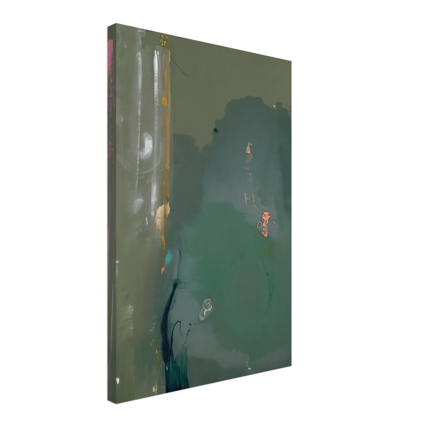 Helen Frankenthaler - Cote d Argent - 1980 Canvas - 70x100 cm / 28x40 inches-canvas