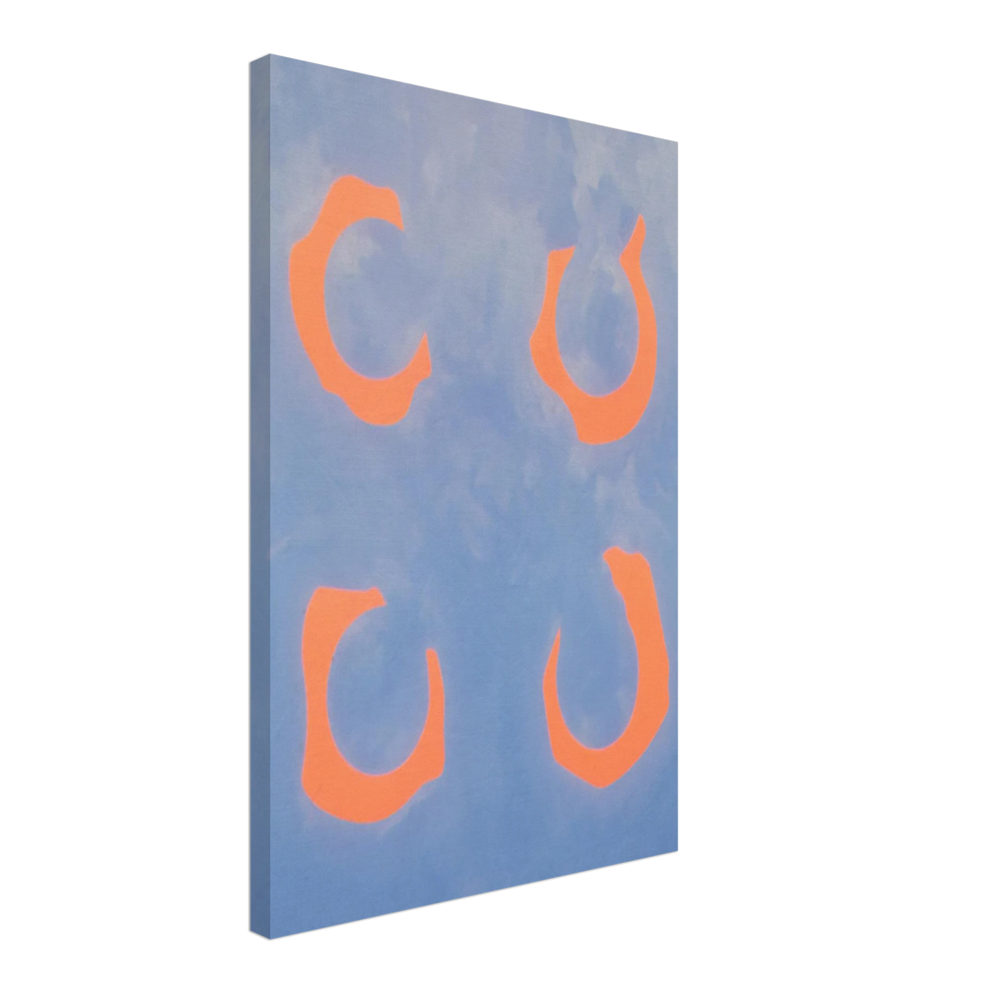 Jeremy Moon - Red Chord - 1962 Canvas - 40x60 cm / 16x24 inches-canvas