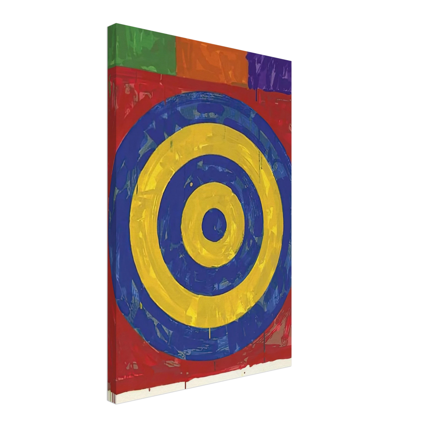 Jasper Johns - TARGET ULAE 147 1974 Canvas - 70x100 cm / 28x40 inches-canvas