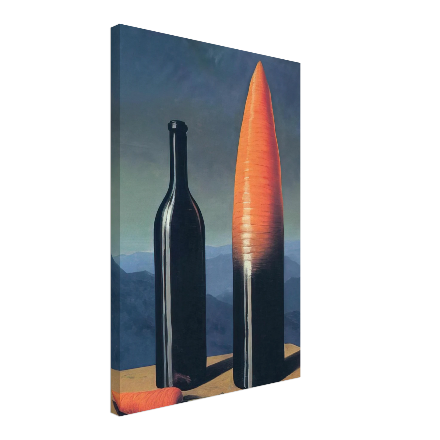 Rene Magritte - THE EXPLANATION 1952 Canvas - 70x100 cm / 28x40 inches-canvas