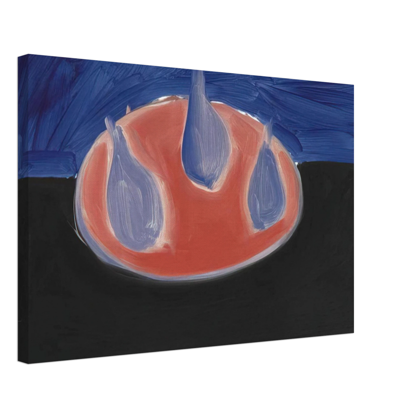 Nicolas de Stael - Poires sur une assiette rose - 1954 Canvas - 40x60 cm / 16x24 inches-canvas