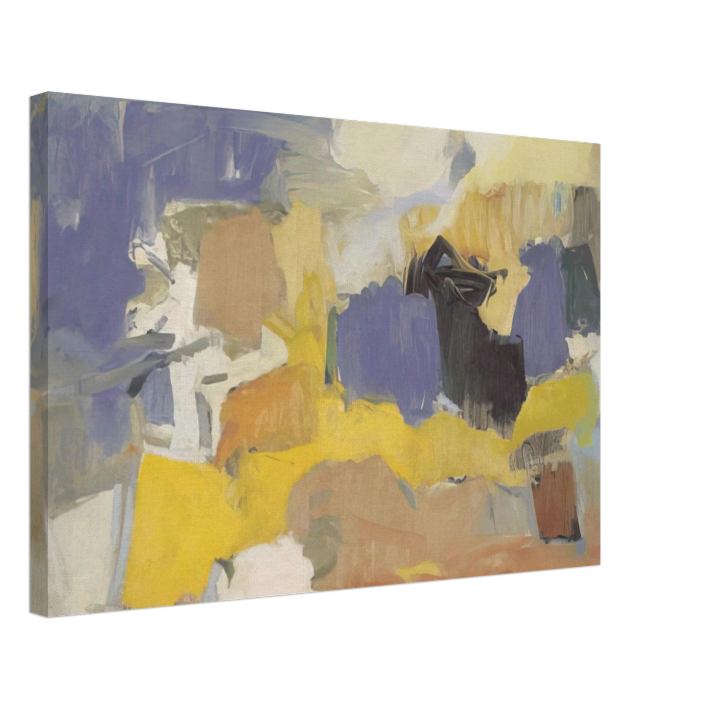 Esteban Vicente - UNTITLED 1958 Canvas - 70x100 cm / 28x40 inches-canvas