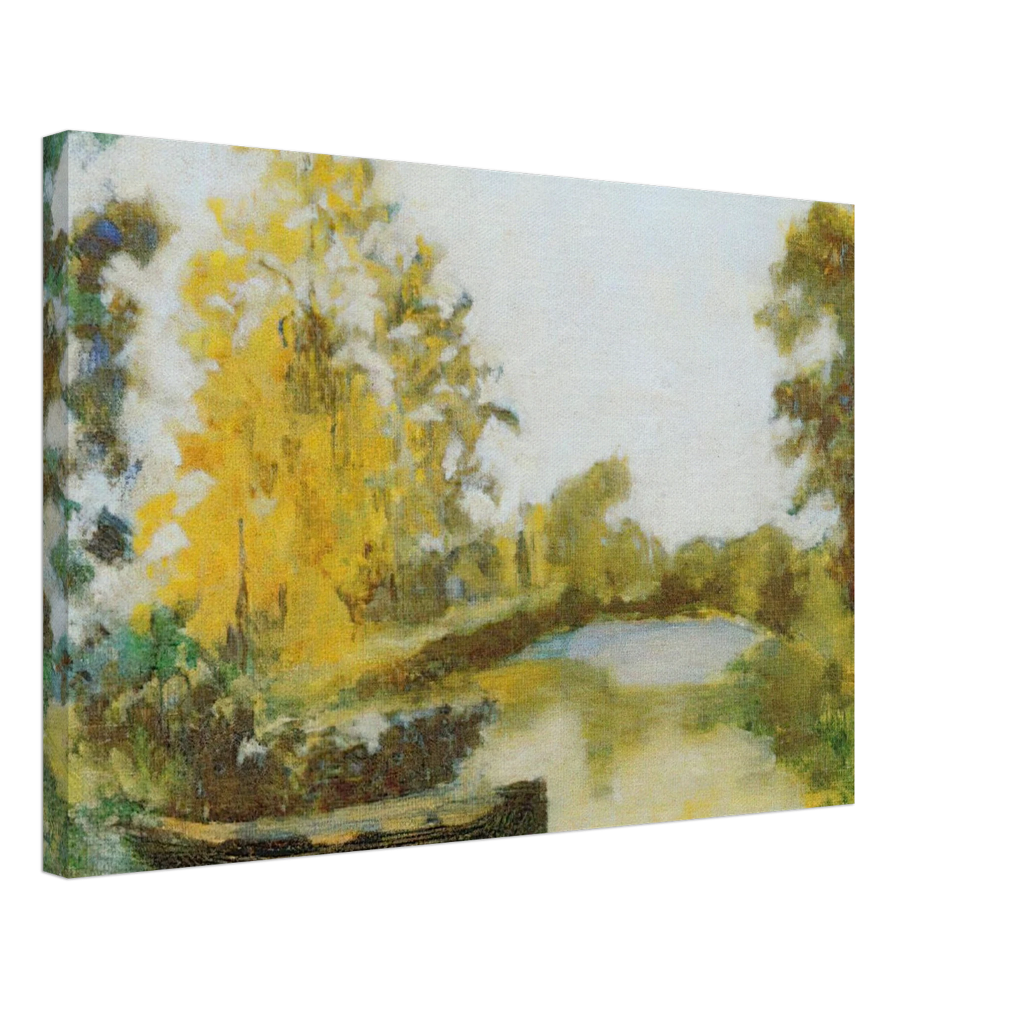 Henri Matisse - BANKS OF THE CANAL 1903 Canvas - 70x100 cm / 28x40 inches-canvas