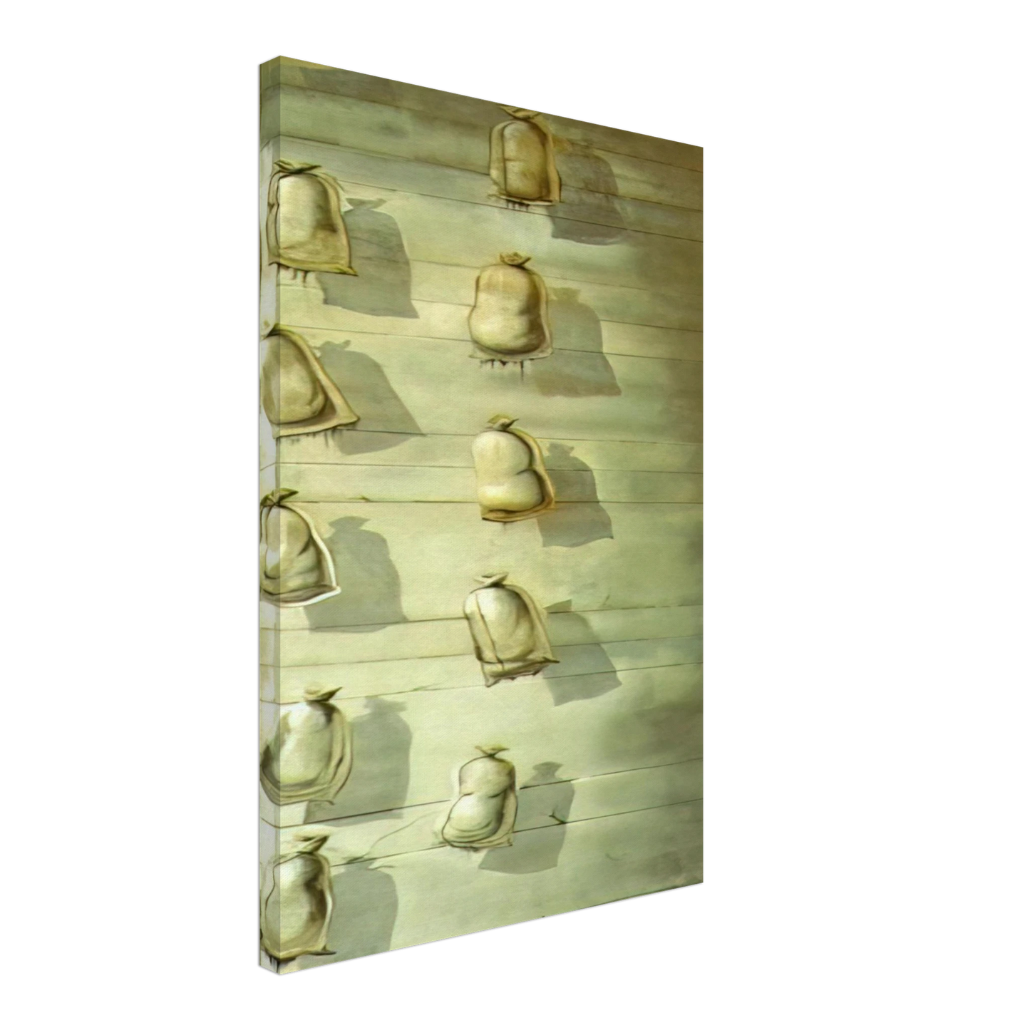 Salvador Dali - SET DESIGN FOR THE BALLET LOS SACOS DEL MOLINERO Canvas - 70x100 cm / 28x40 inches-canvas