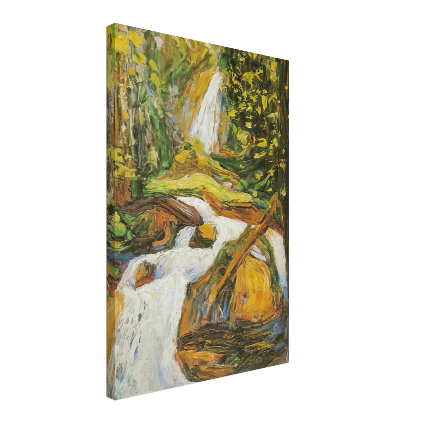 Wassily Kandinsky - KOCHEL WATERFALL I Canvas - 70x100 cm / 28x40 inches-canvas