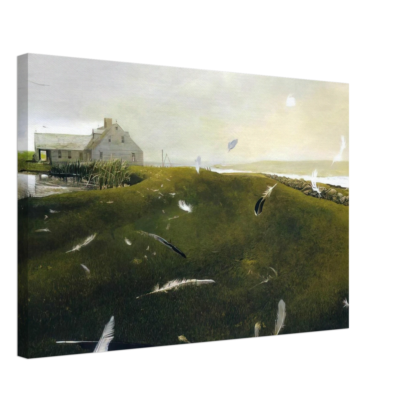 Andrew Wyeth - AIRBORNE Canvas - 70x100 cm / 28x40 inches-canvas