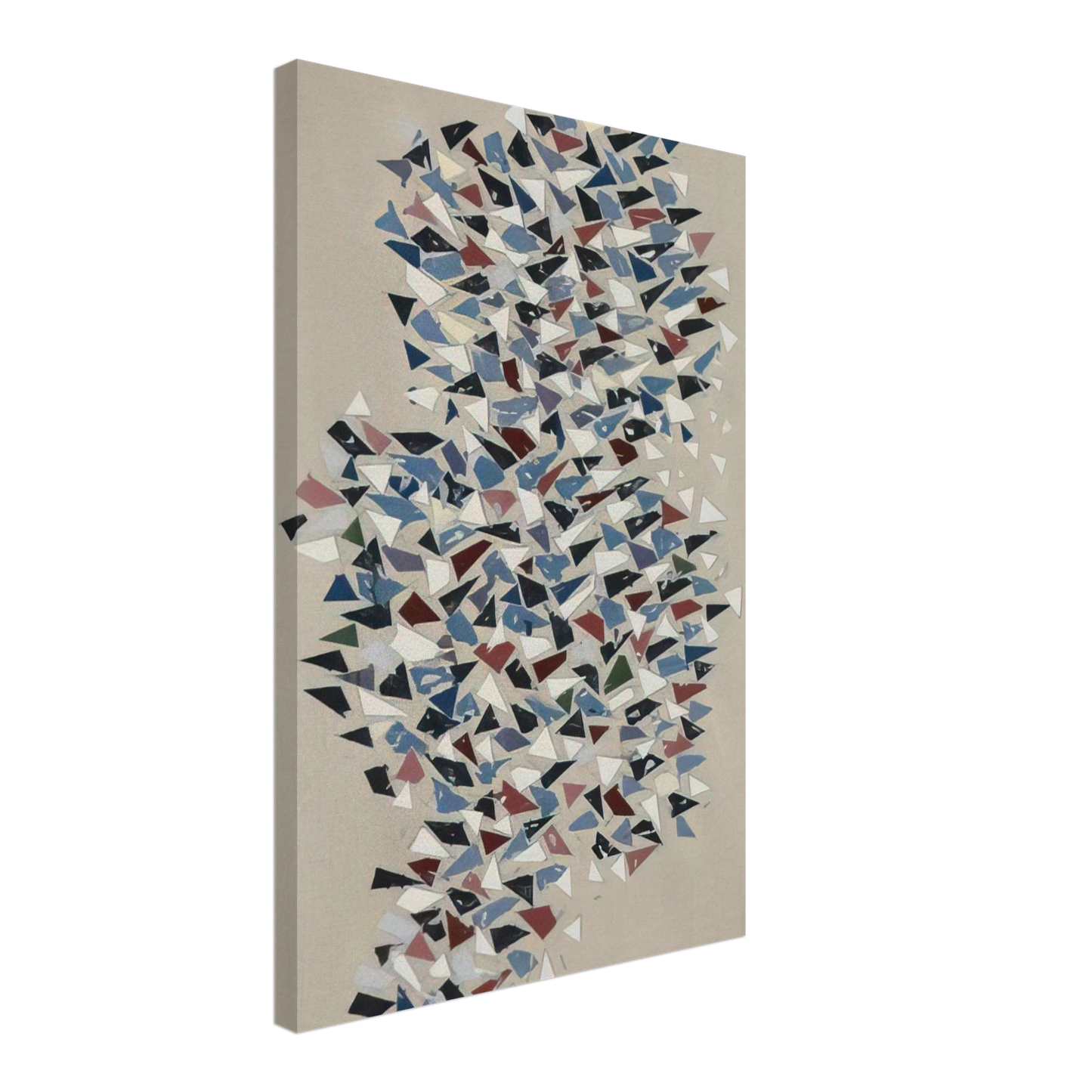 Robert Goodnough - Shapes Group - 1987 Canvas - 70x100 cm / 28x40 inches-canvas