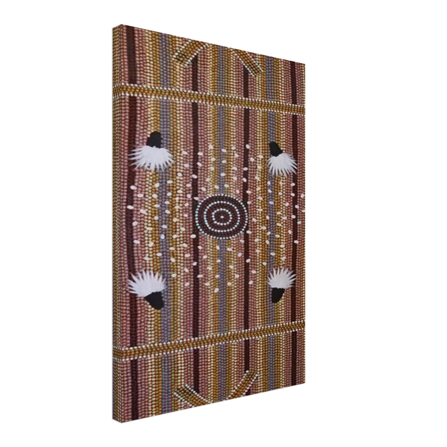 Clifford Possum Tjapaltjarri - Bush Plum Dreaming - Native Art Canvas - 40x60 cm / 16x24 inches-canvas