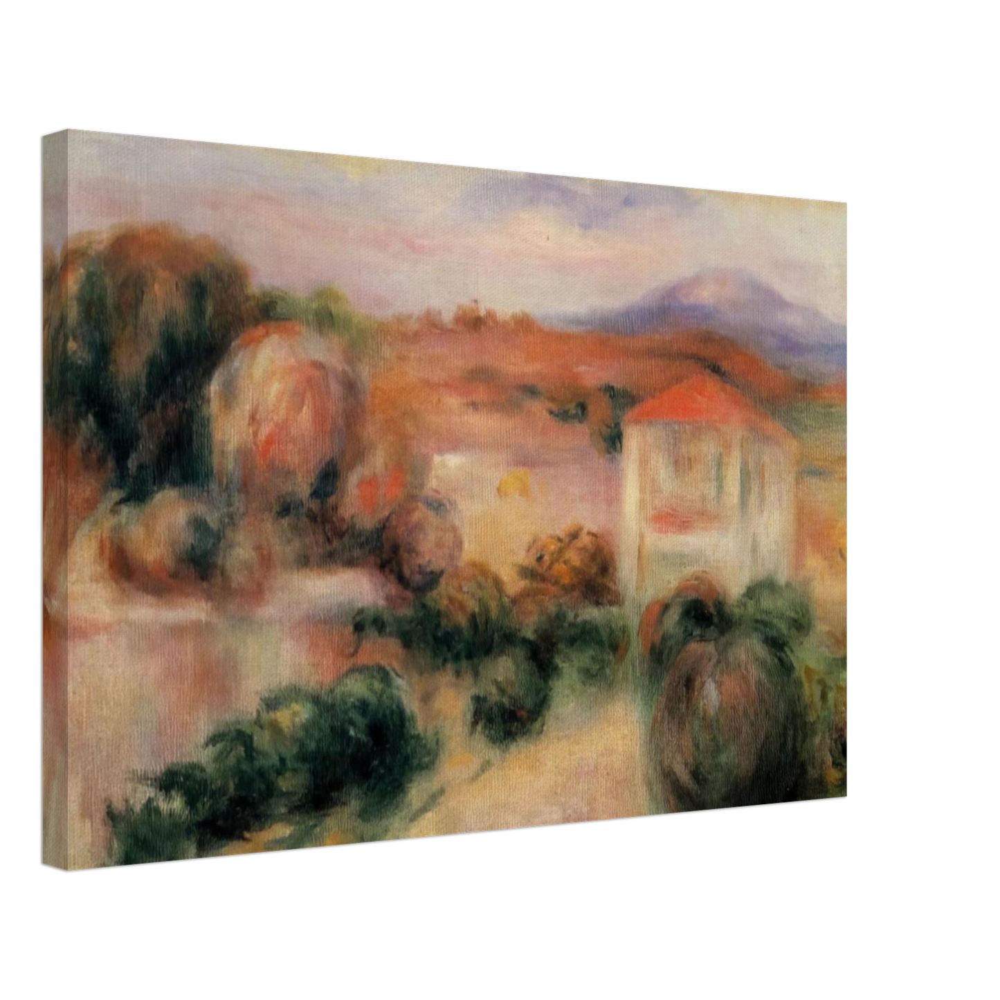 Pierre-Auguste Renoir - White Houses Canvas - 70x100 cm / 28x40 inches-canvas