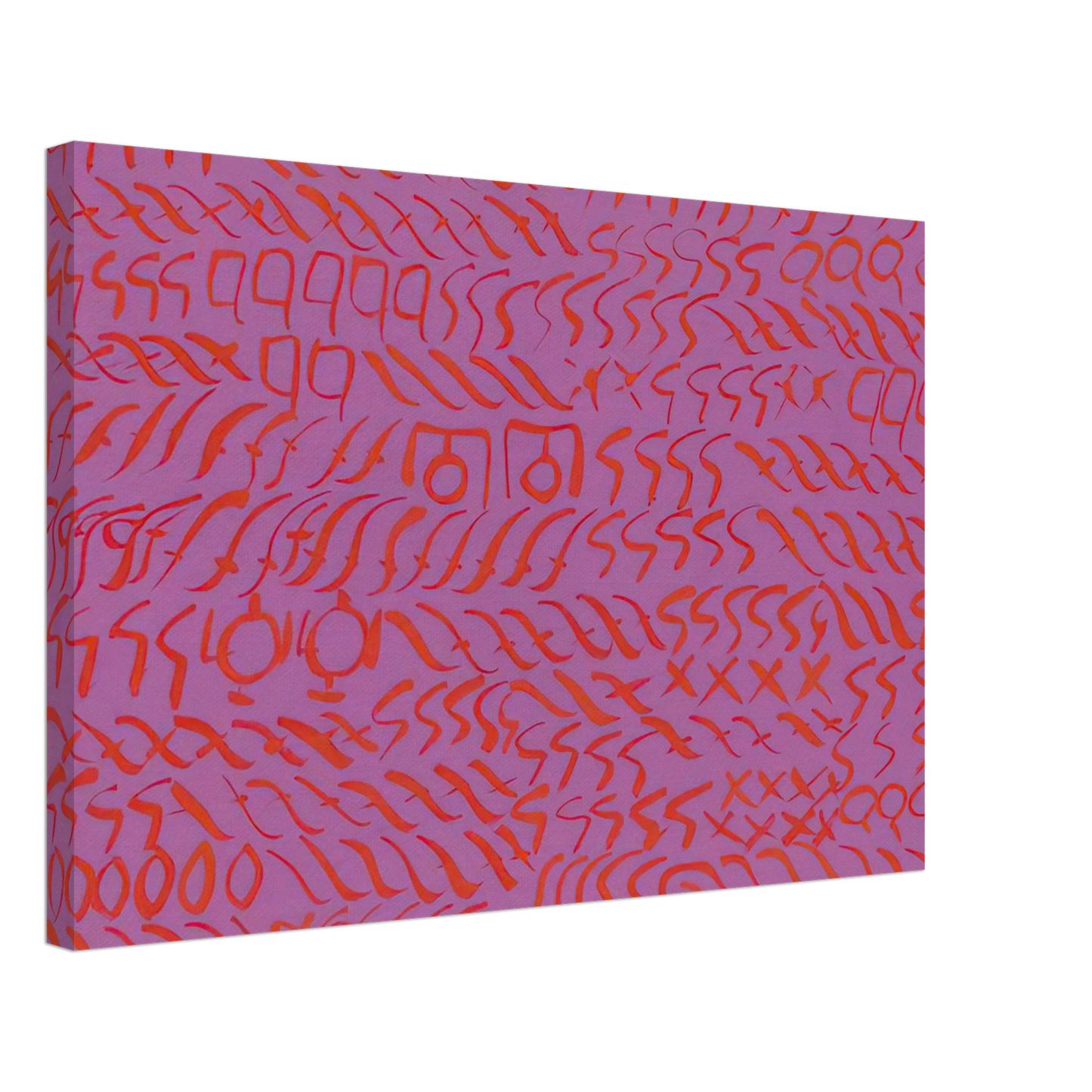 Carla Accardi - Viola Rosso - 1969 Canvas - 40x60 cm / 16x24 inches-canvas