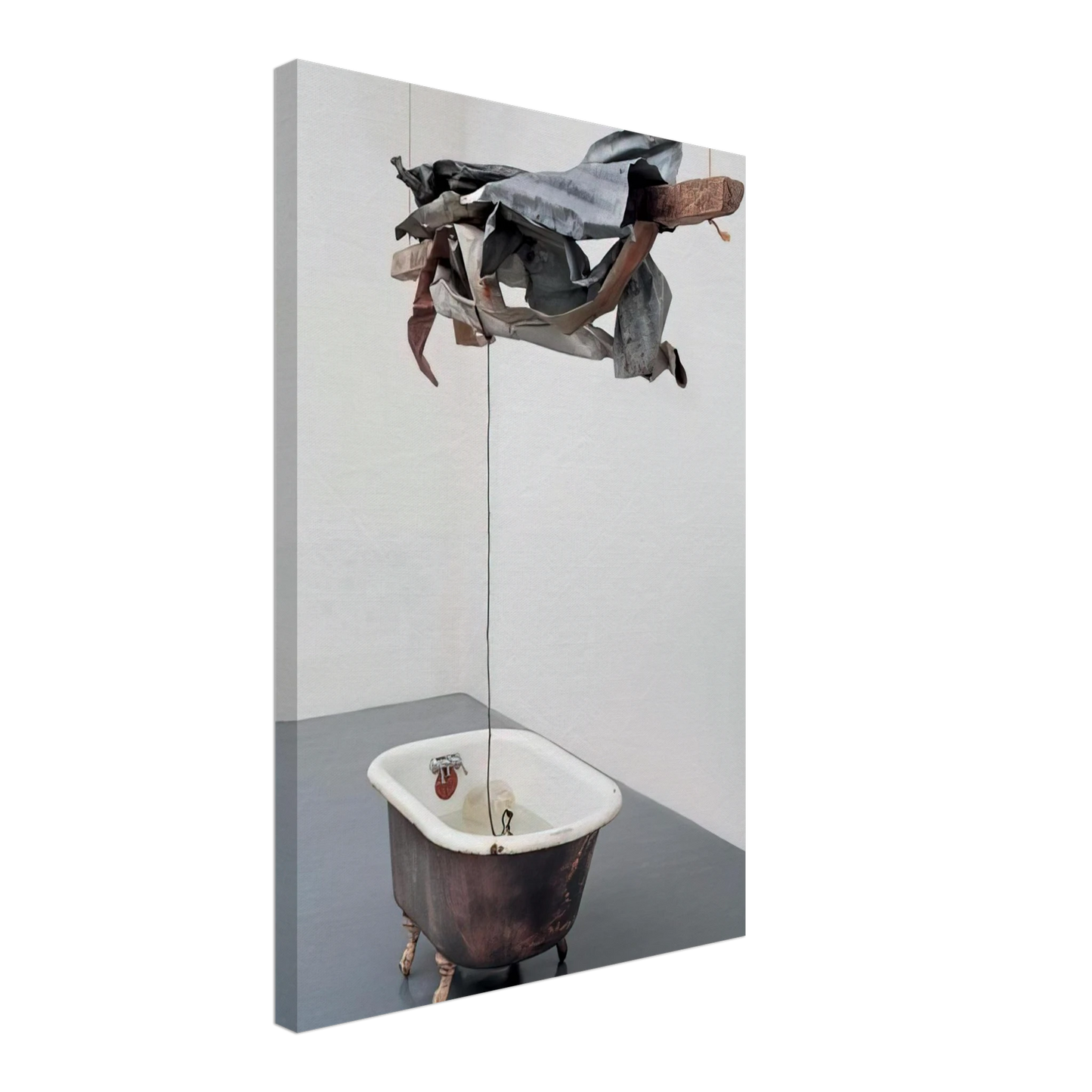 Robert Rauschenberg - SOR AQUA VENETIAN 1973 Canvas - 70x100 cm / 28x40 inches-canvas