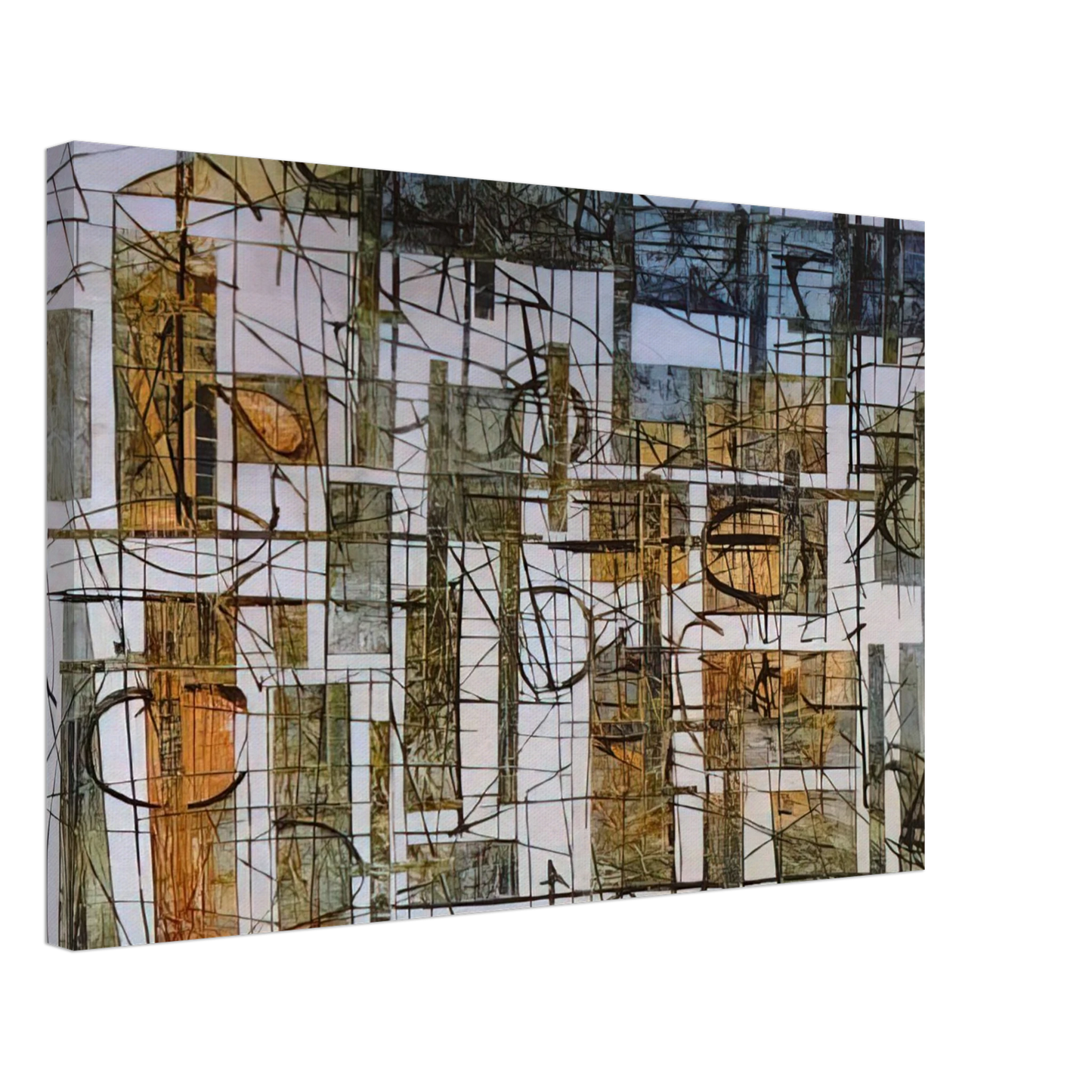 Jimmy Ernst - Lookscape - 1952 Canvas - 70x100 cm / 28x40 inches-canvas