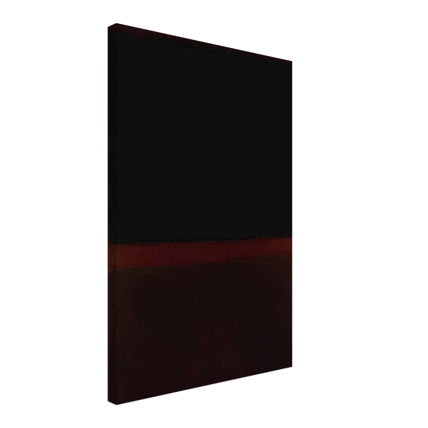 Mark Rothko - Black on Dark Sienna on Purple - 1960 Canvas - 40x60 cm / 16x24 inches-canvas