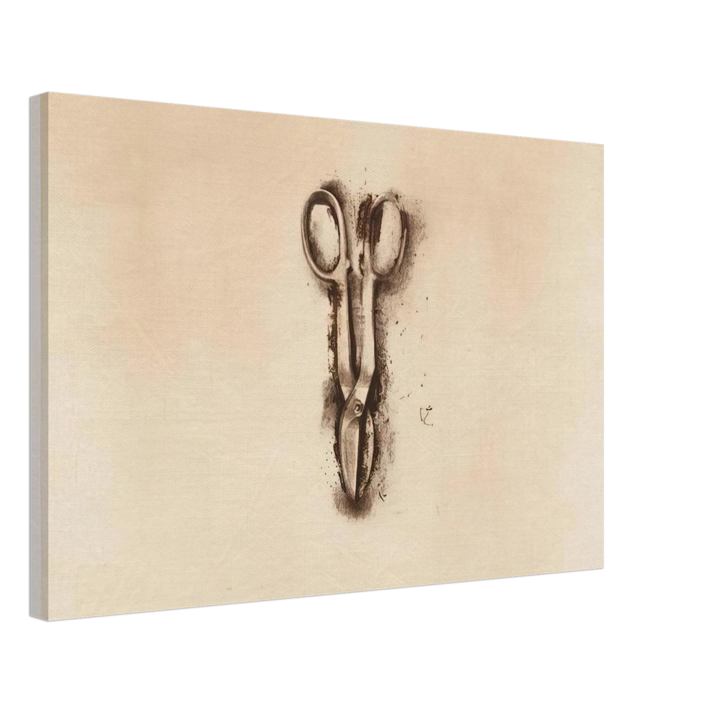 Jim Dine - TINSNIP 1973 Canvas - 70x100 cm / 28x40 inches-canvas