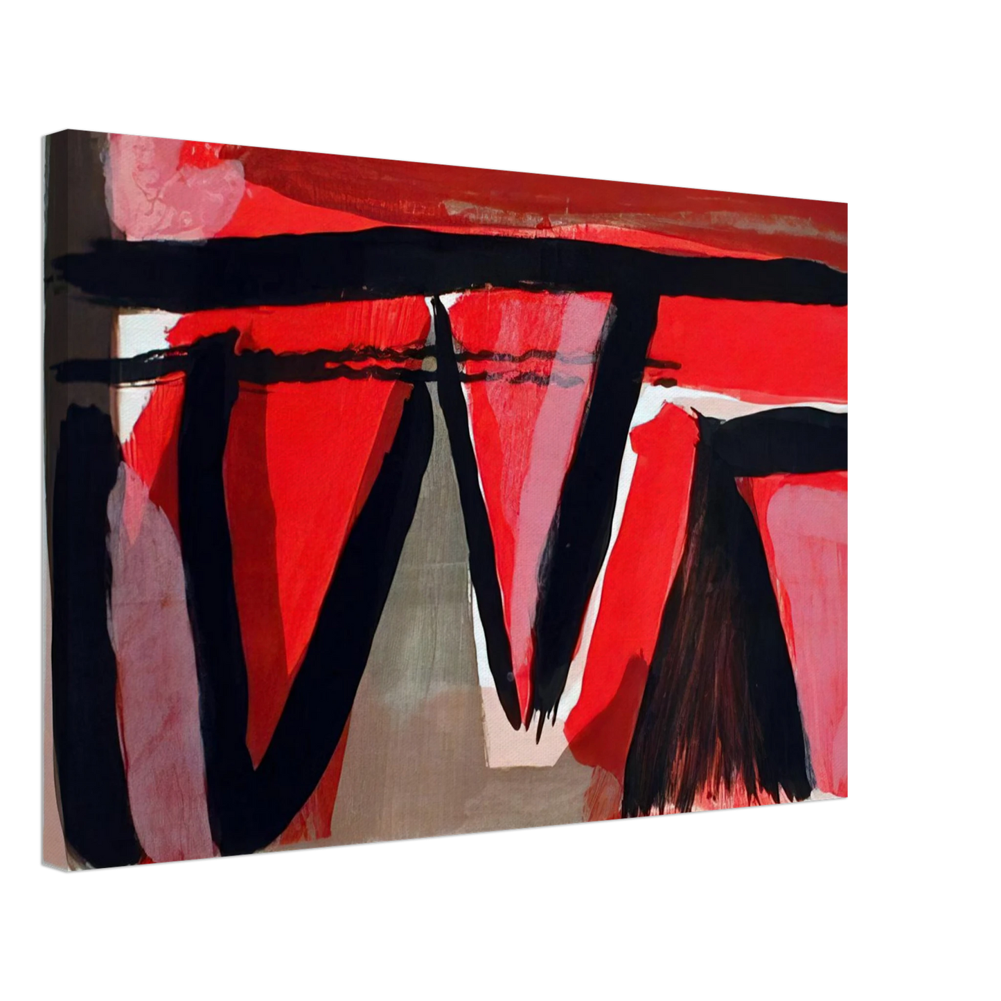 Bram van Velde - Braises - 1980 Canvas - 40x60 cm / 16x24 inches-canvas