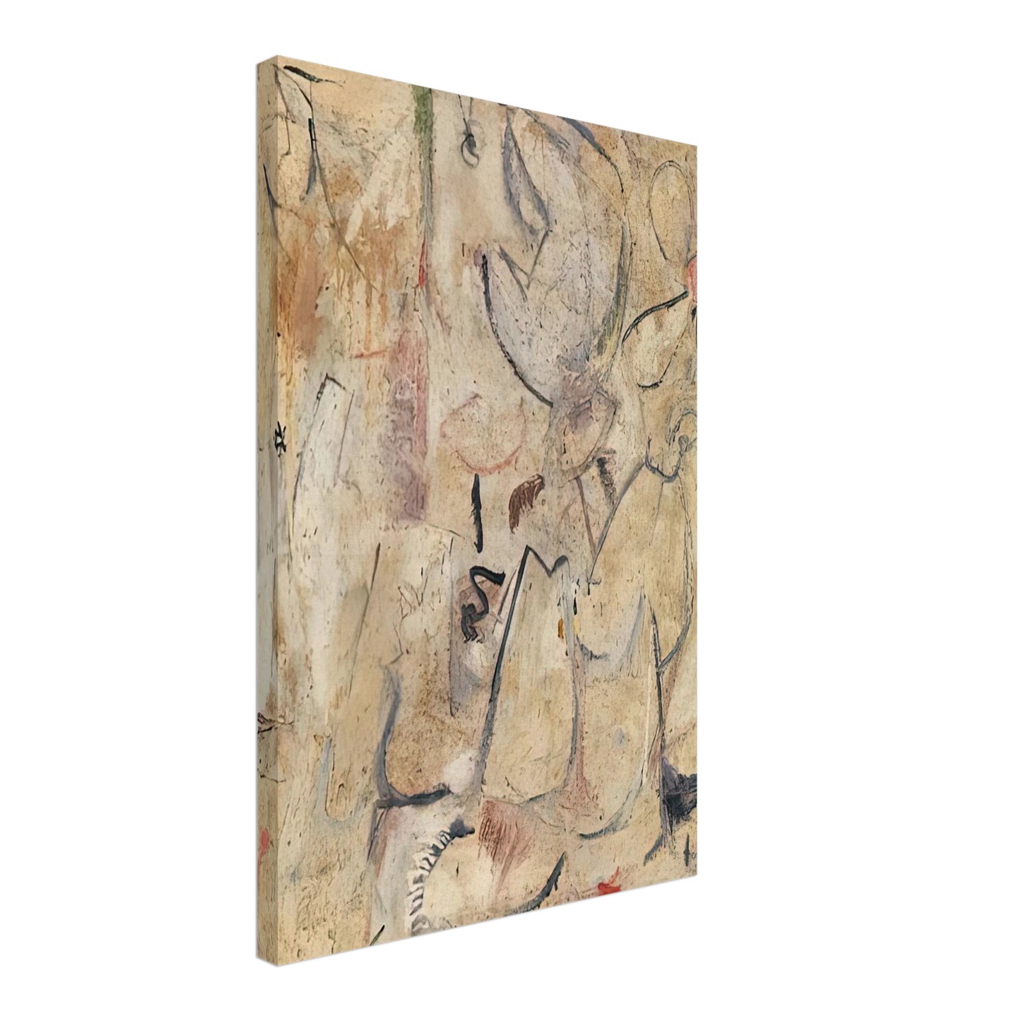 Helen Frankenthaler - Beach, 1950- Canvas - 40x60 cm / 16x24 inches-canvas