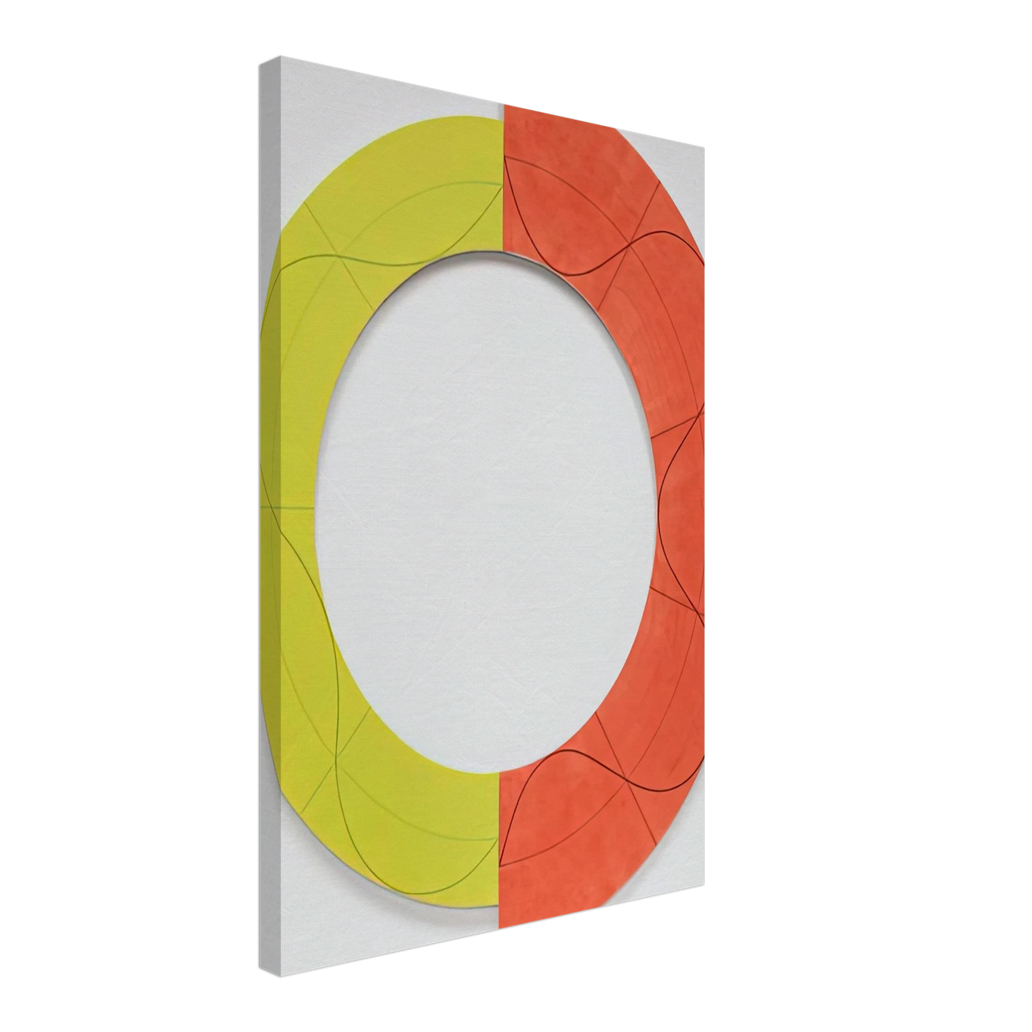 Robert Mangold - SPLIT RING IMAGE 1 2009 Canvas - 70x100 cm / 28x40 inches-canvas